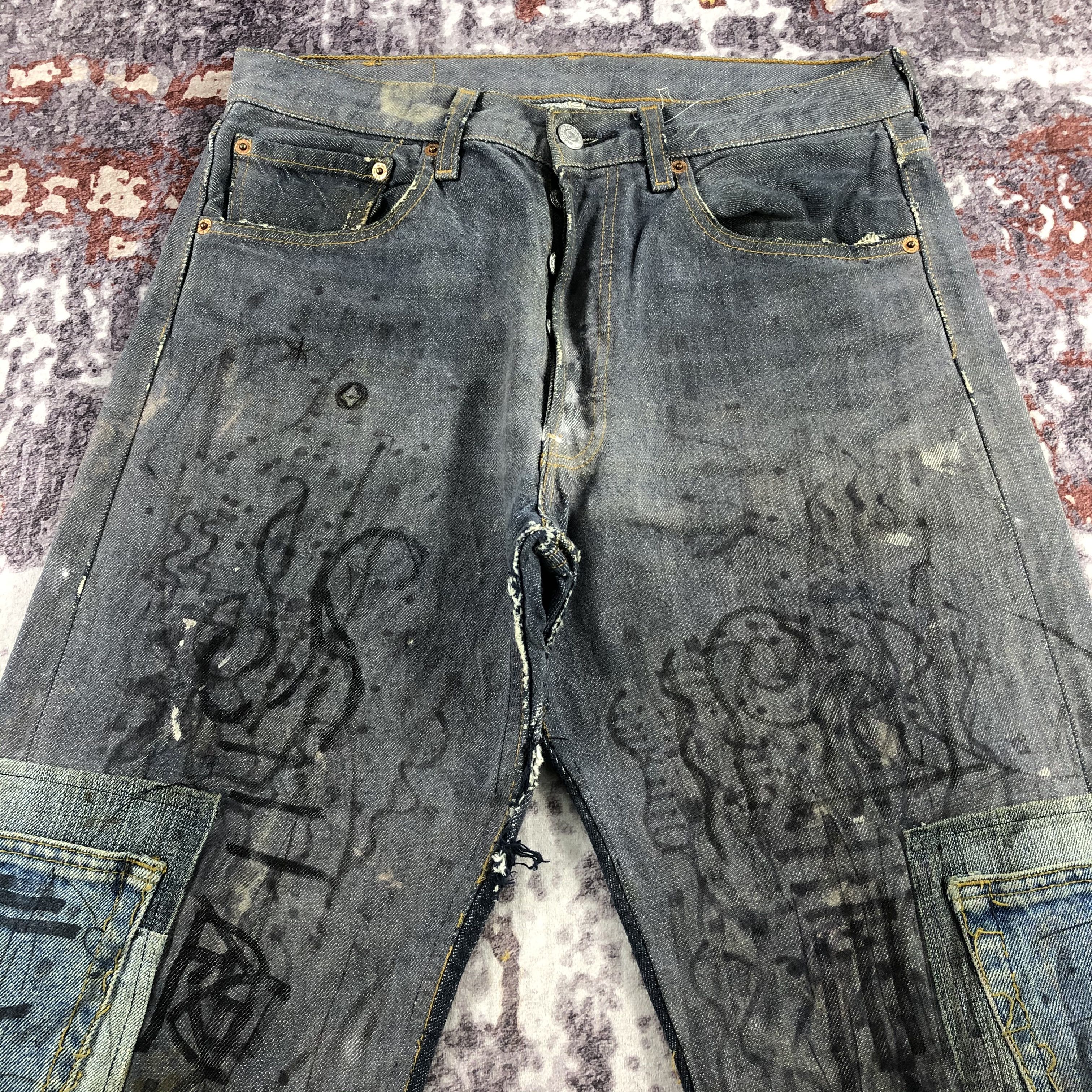 Levi's 90s Vintage Levis 501 Earth Tone Jeans-JM2544 Size US 31 - 3 Thumbnail