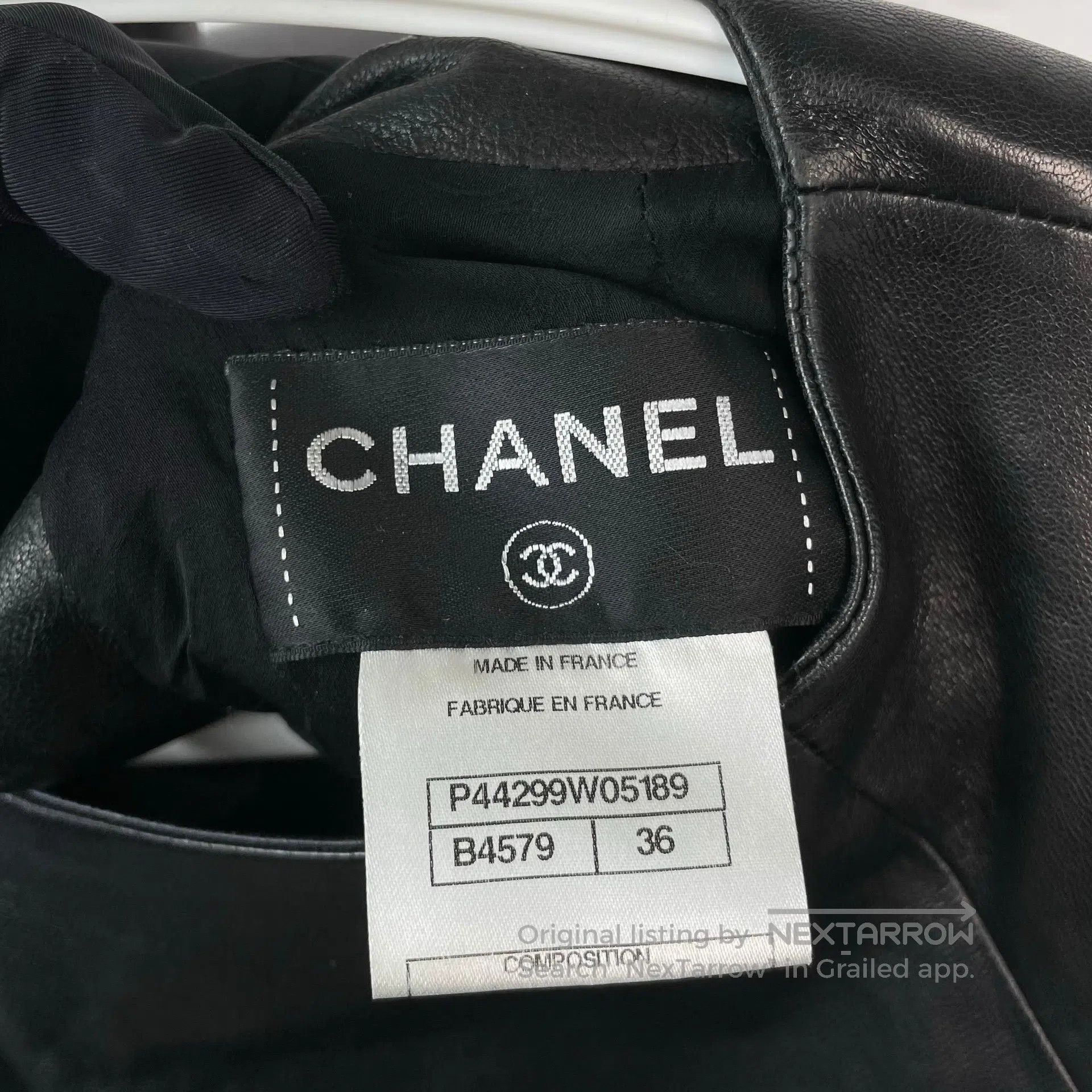 Chanel Chanel Black Sheepskin Mixed Weave Tweed Skirt| Size XS / US 0-2 / IT 36-38 - 6 Thumbnail