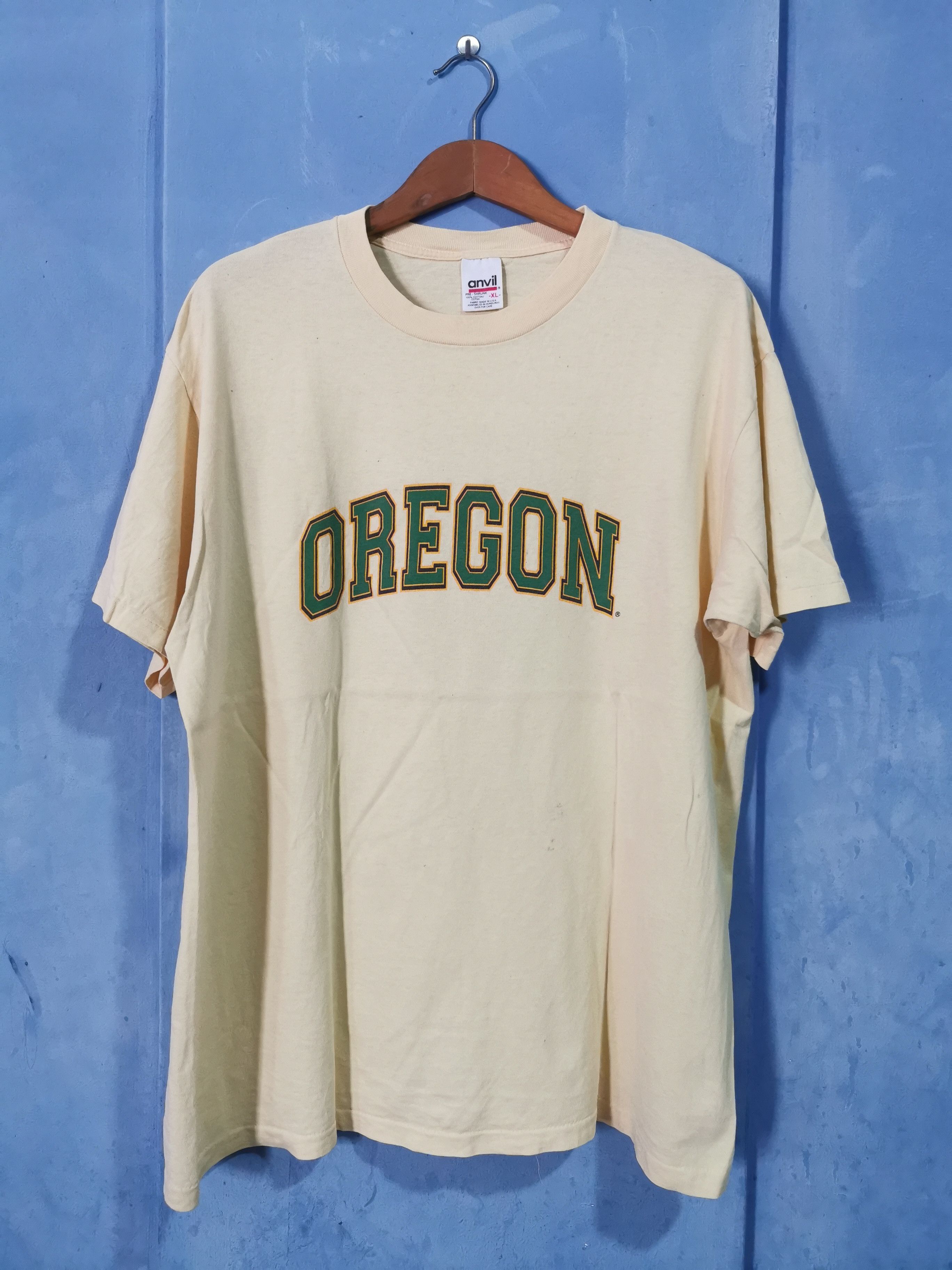 Vintage Oregon Spell Out XL Vintage T-shirt Size US XL / EU 56 / 4 - 1 Thumbnail