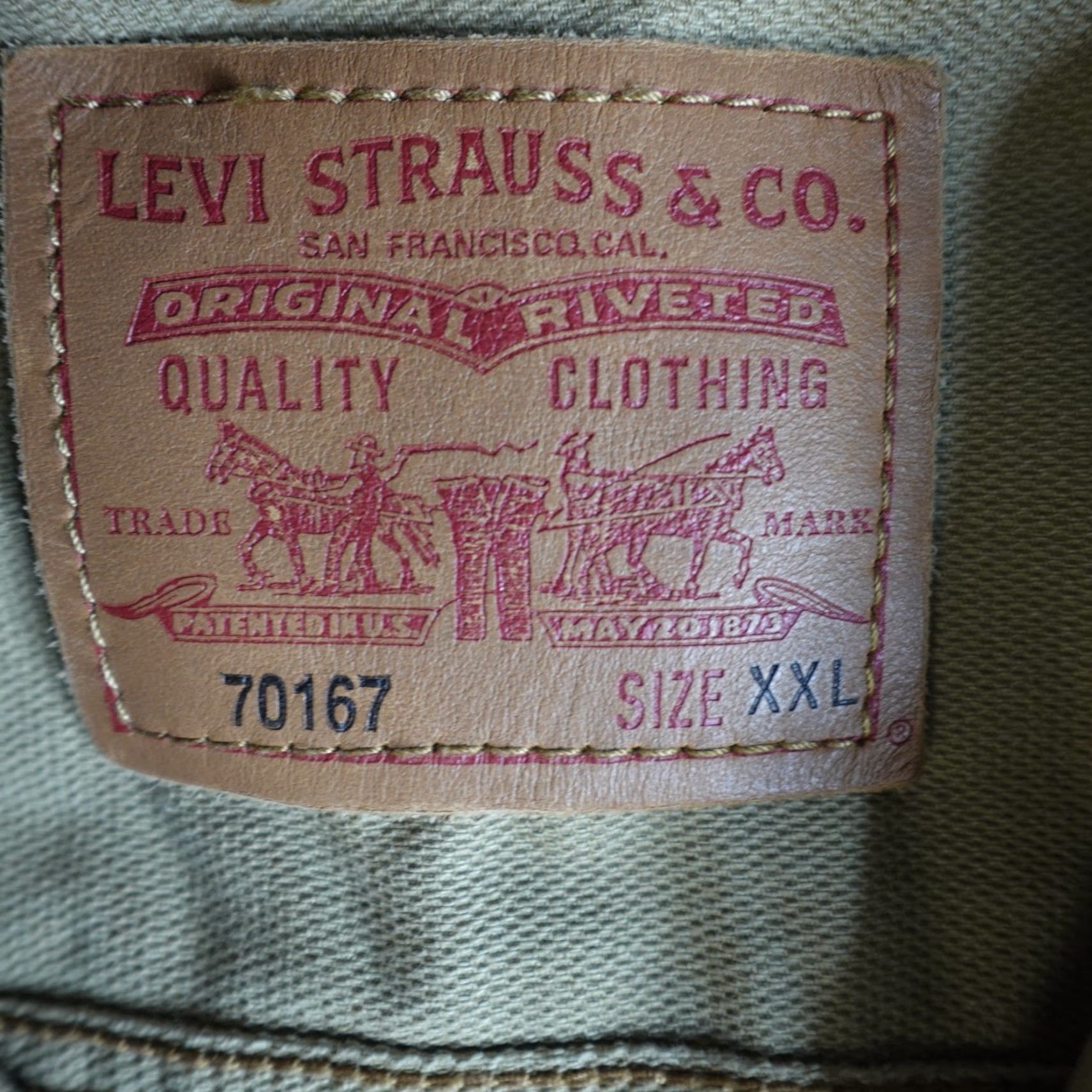 Levi's Levi's Jacket 2XL Beige Trucker Corduroy Button Front Zip 70167 Mens Regular Corduroy Biker Fall Winter Spring Casual Workwear Size US XXL / EU 58 / 5 - 3 Thumbnail