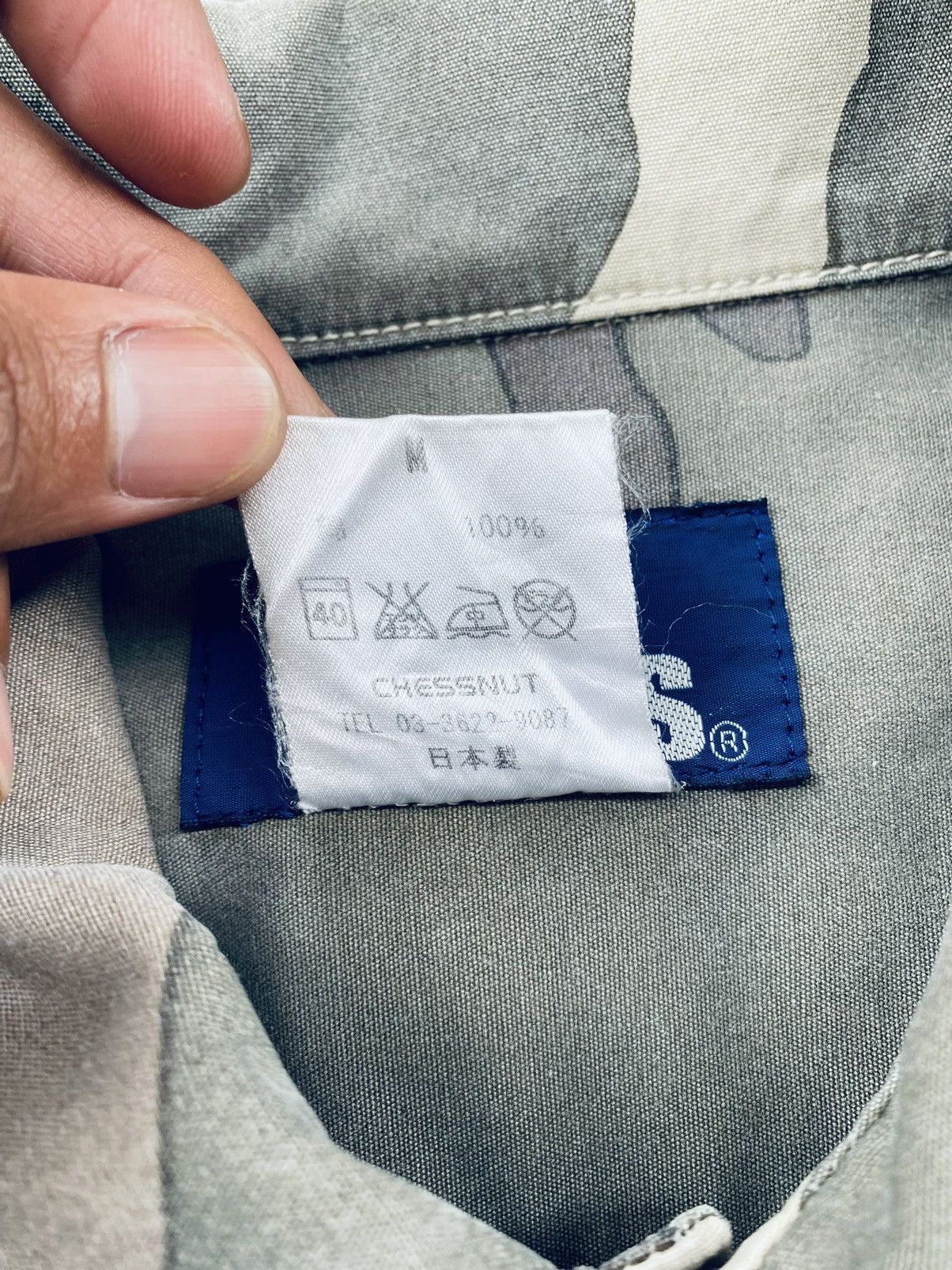 Japanese Brand Vintage Kosher Nuts And Bones Camo Button Ups Shirt Size US M / EU 48-50 / 2 - 4 Thumbnail