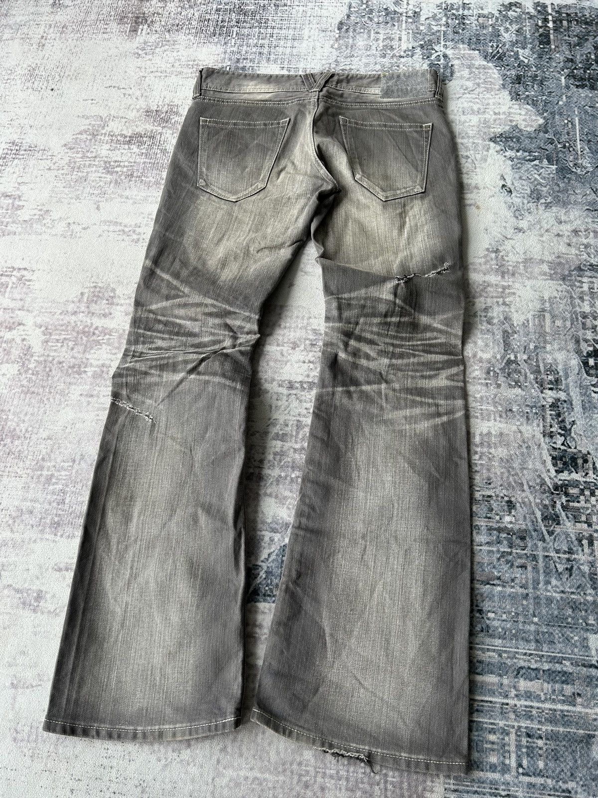 If Six Was Nine Flared Distressed Punk Design By Vanquish Size US 32 / EU 48 - 3 Thumbnail