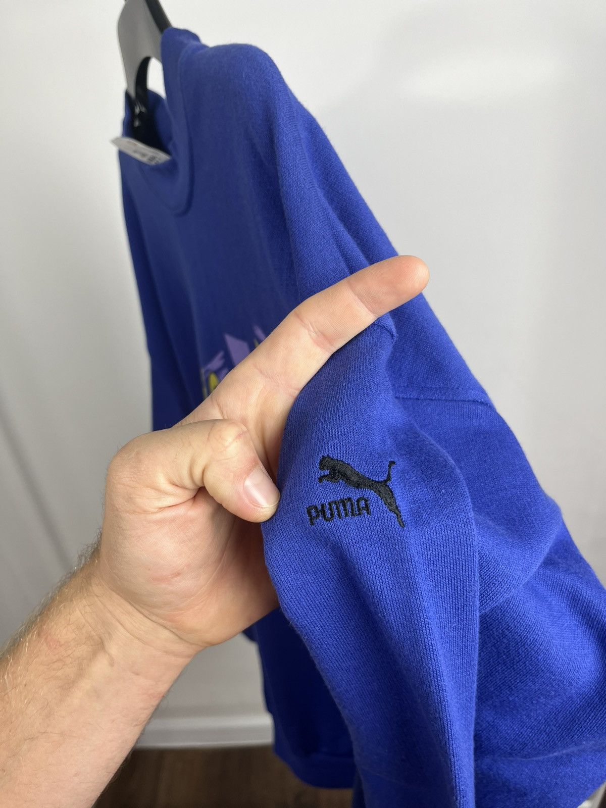 Puma Vintage Puma Sport Position Sweatshirt Blue Bulgaria Size US L / EU 52-54 / 3 - 10 Thumbnail