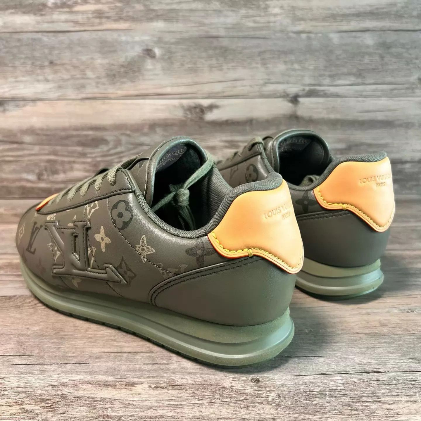 Louis Vuitton LV x Nigo Buttersoft FW25 Green Cortez Sheepskin UK9 / 43 Size US 10 / EU 43 - 3 Thumbnail