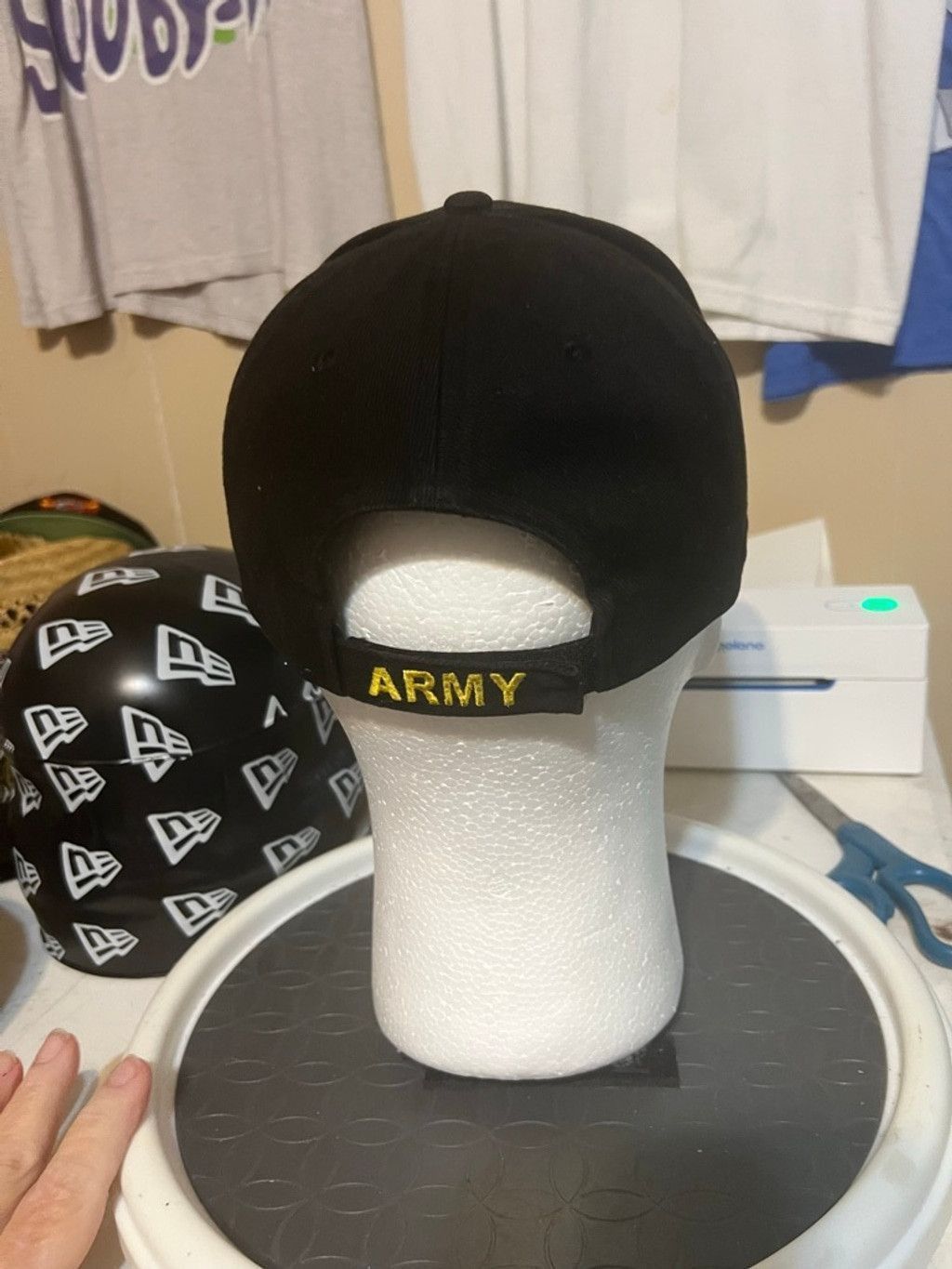 Other Men's Eagle Crest Black U.S. Army 01 Baseball Cap One Size Size ONE SIZE - 3 Thumbnail