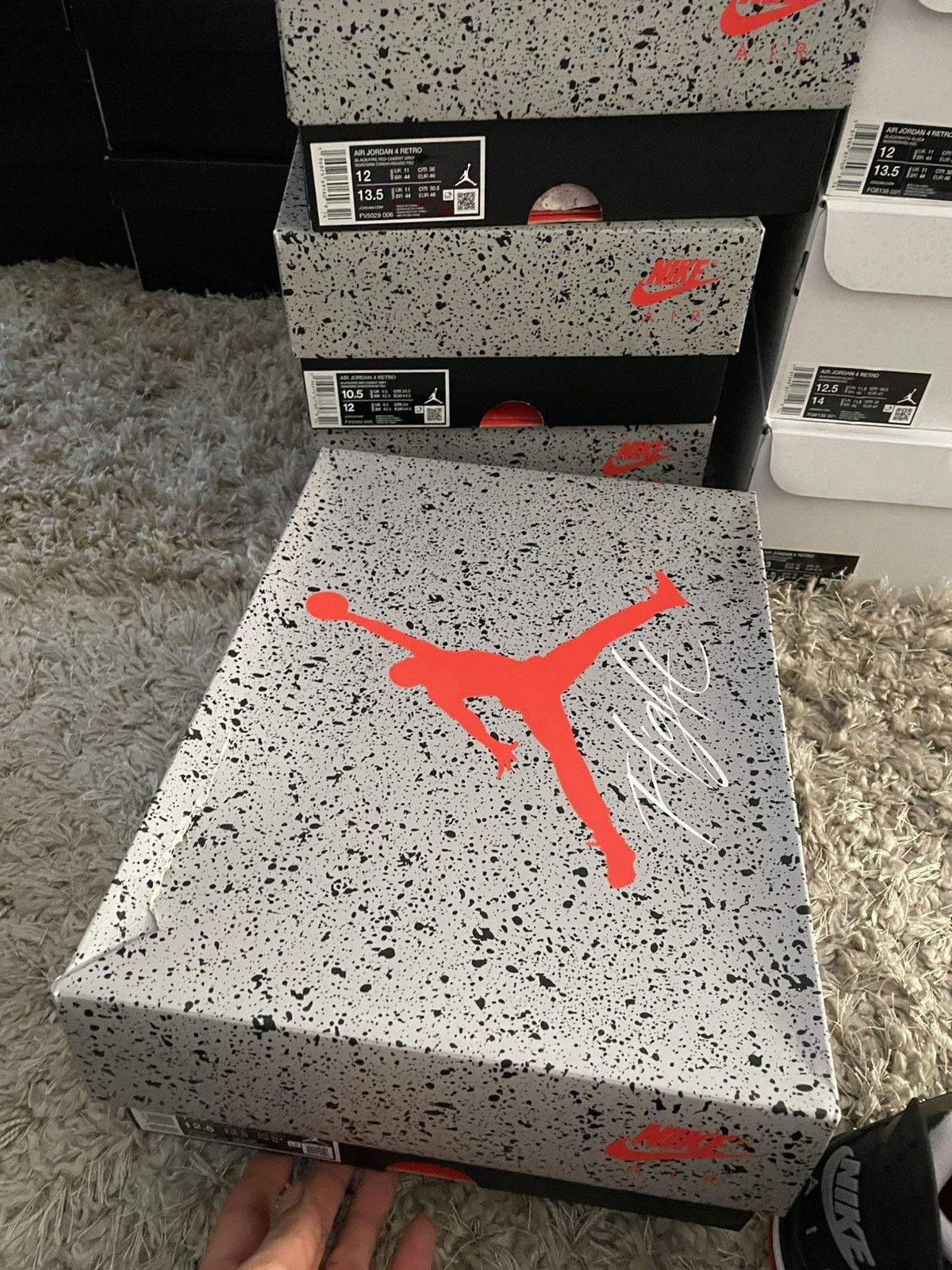 Jordan Brand Jordan 4 Bred Reimagined Size US 11 / EU 44 - 9 Thumbnail
