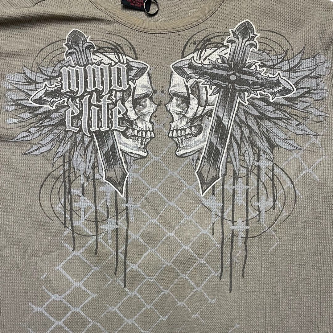 Other Y2K MMA Elite Street Fashion Long Sleeve tee Size US XXL / EU 58 / 5 - 2 Thumbnail
