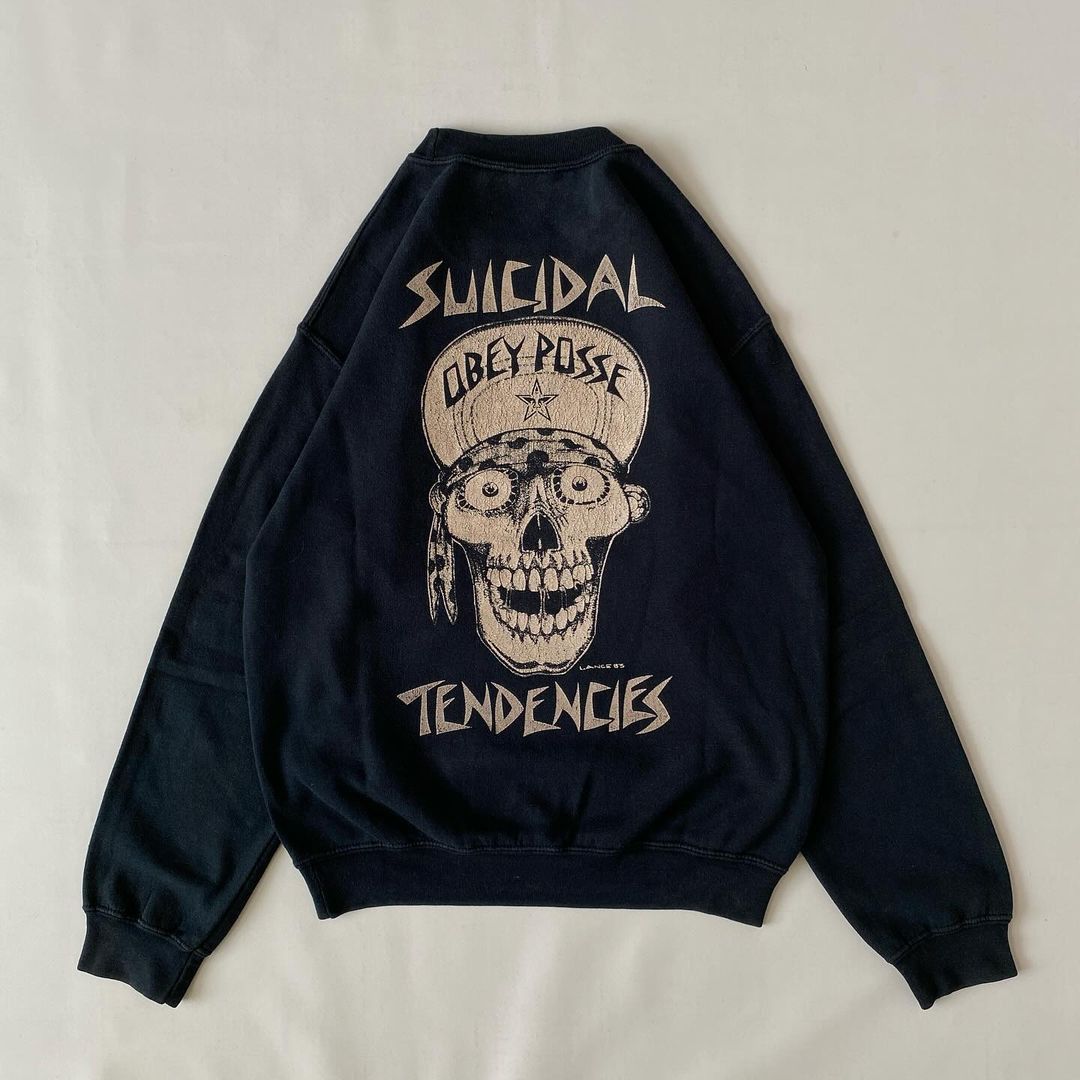 Band Tees × Obey 🔥Vintage Obey x Suicidal Tendencies Sweatshirt Crewneck Size US S / EU 44-46 / 1 - 1 Thumbnail