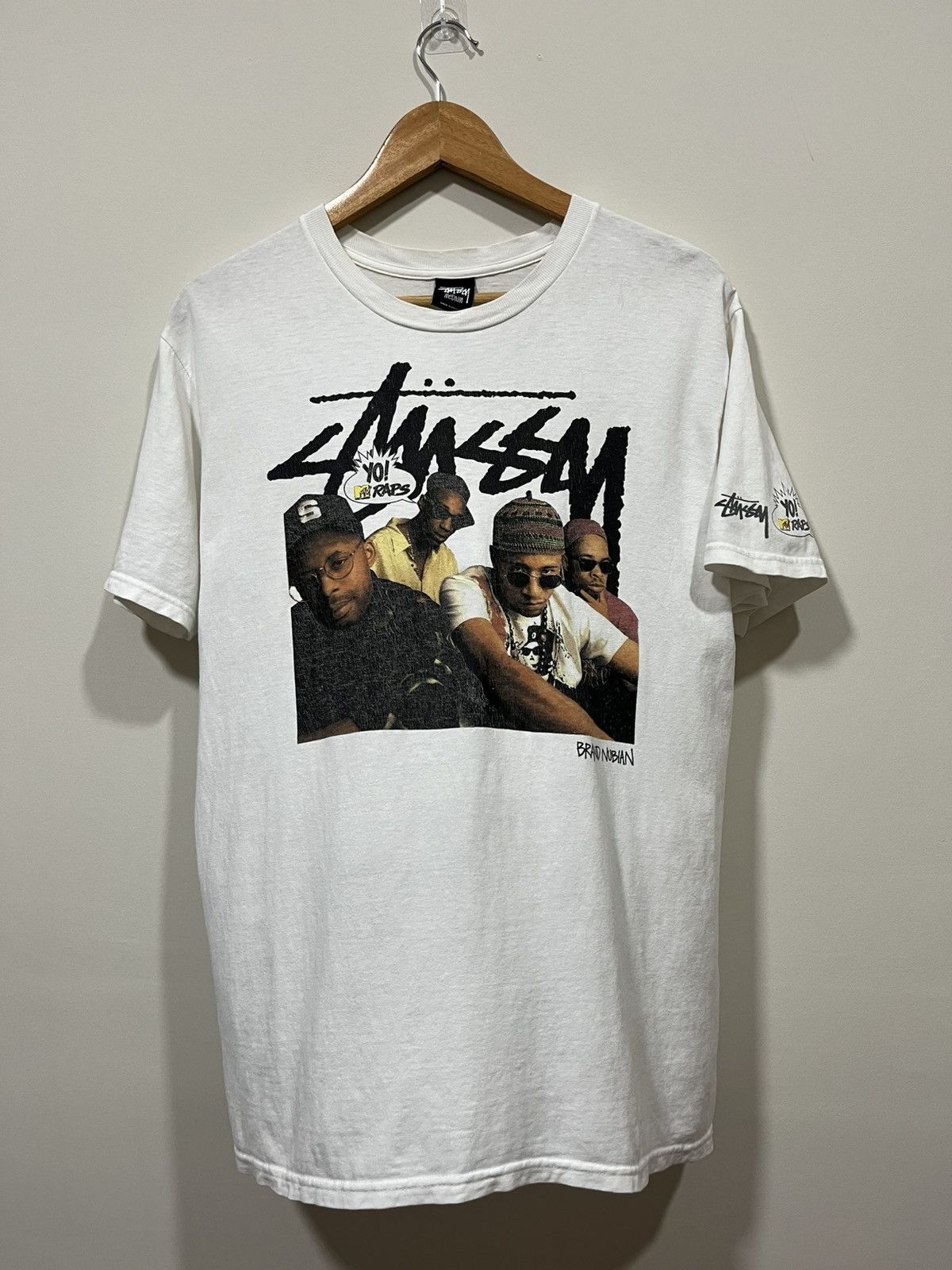 Stussy 🔥Stussy x Yo MTV Raps Tshirt Brand Nubian Size US M / EU 48-50 / 2 - 1 Thumbnail