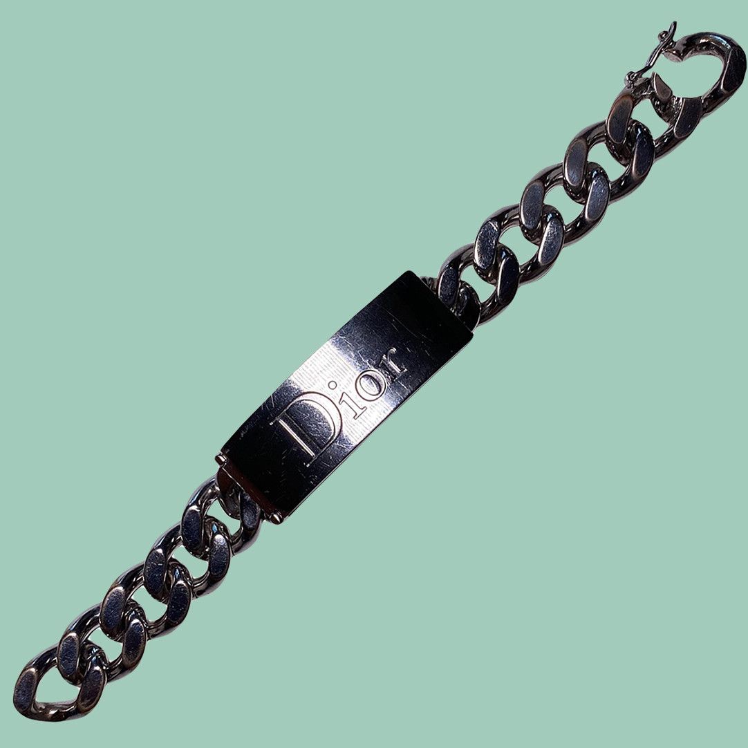 Dior Dior 2004 John Galliano Cuban Link Stash Spot Bracelet Size ONE SIZE - 2 Thumbnail
