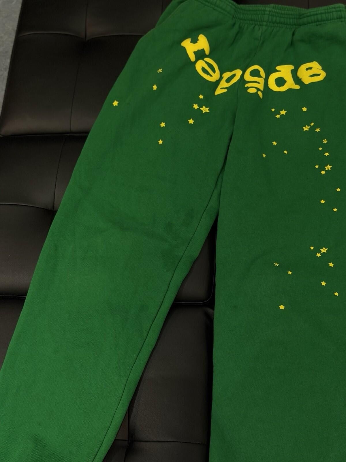 Sp5der Size S - Sp5der Green Sweatpants Spider Authentic (STAINS) Size US 30 / EU 46 - 5 Thumbnail