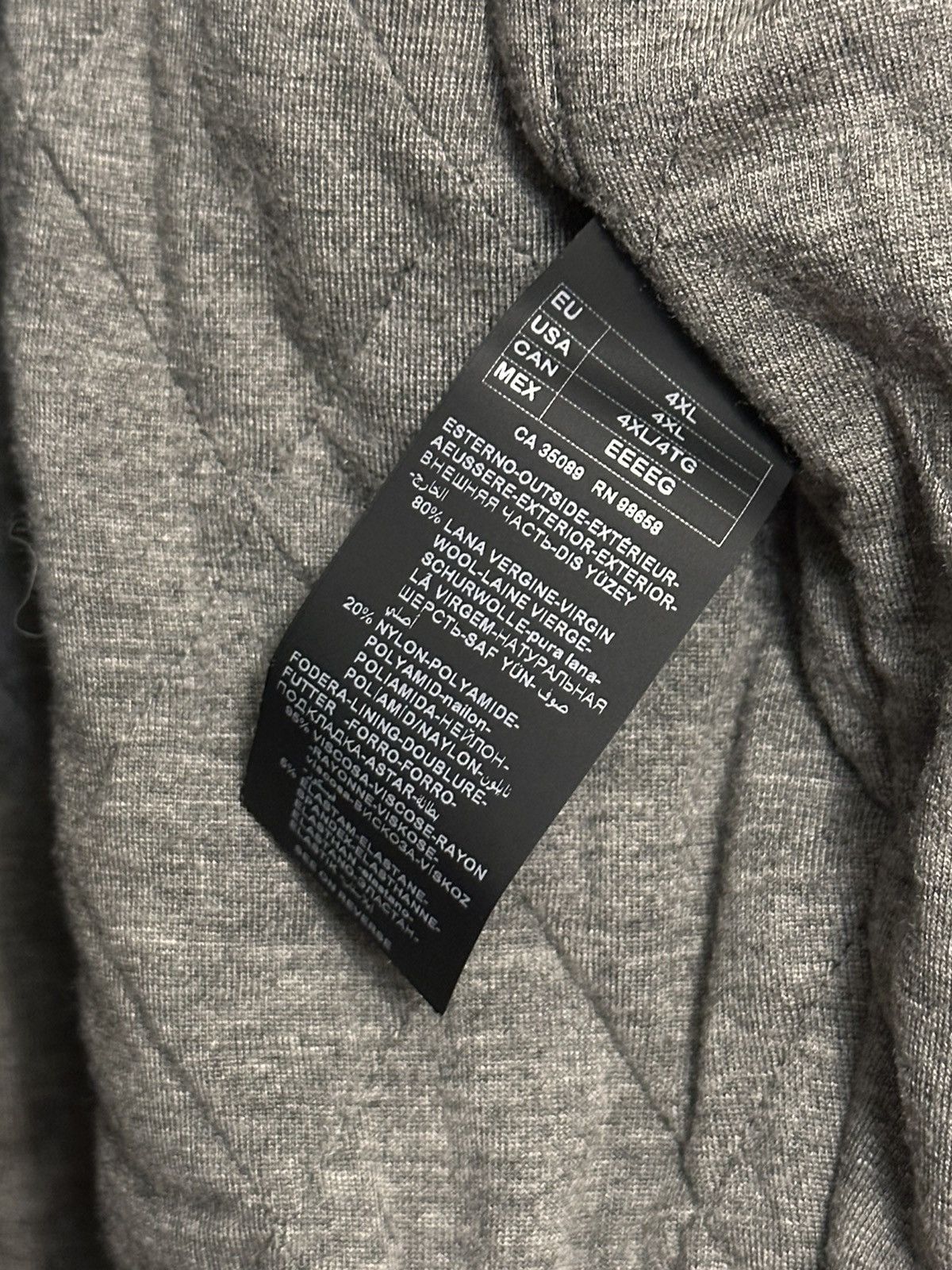 Paul Shark Woolen Classic Italian Black Bomber Jacket