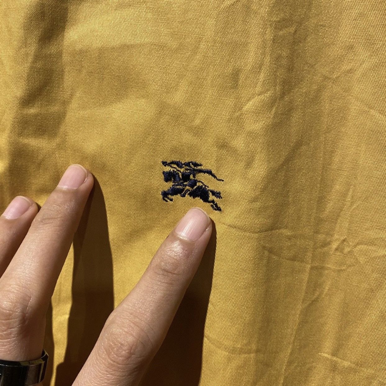 Burberry × Vintage 90s Burberrys’ Prorsum Gold Inside Spell Light Jackets Size US XL / EU 56 / 4 - 4 Thumbnail