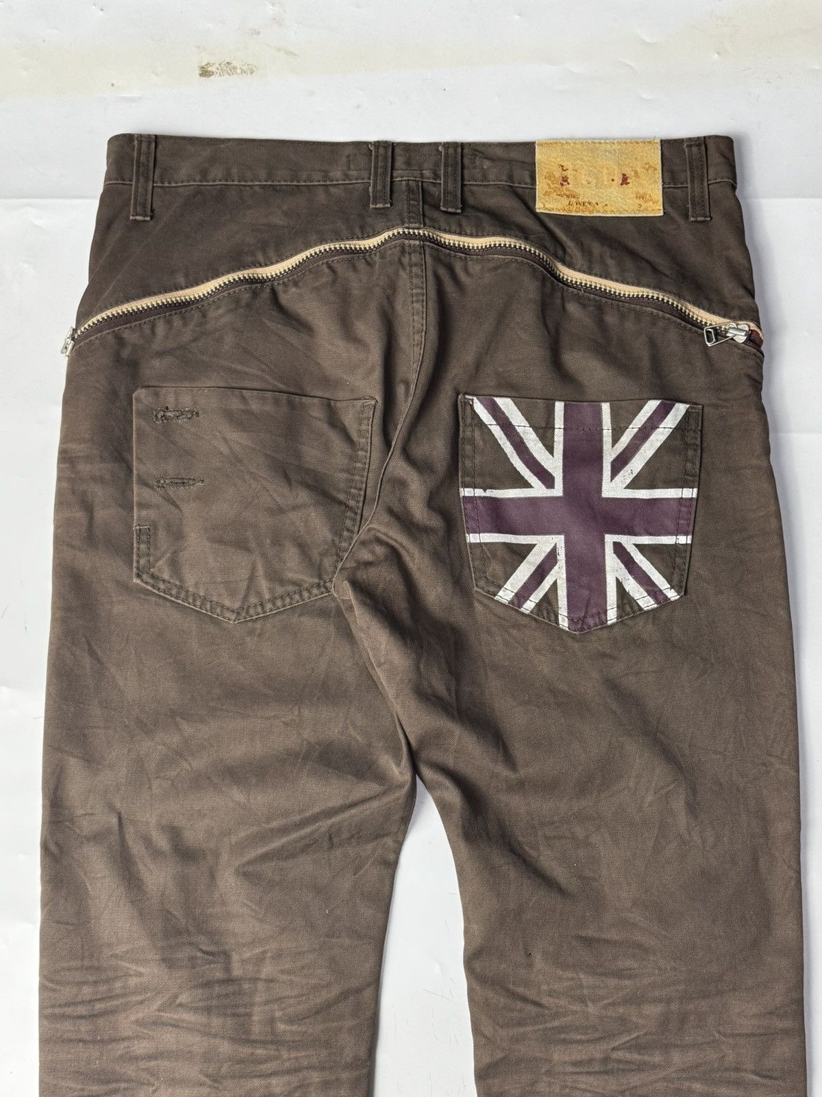 If Six Was Nine × Japanese Brand × PPFM Street makes it punk distressed england pants Size US 30 / EU 46 - 4 Thumbnail