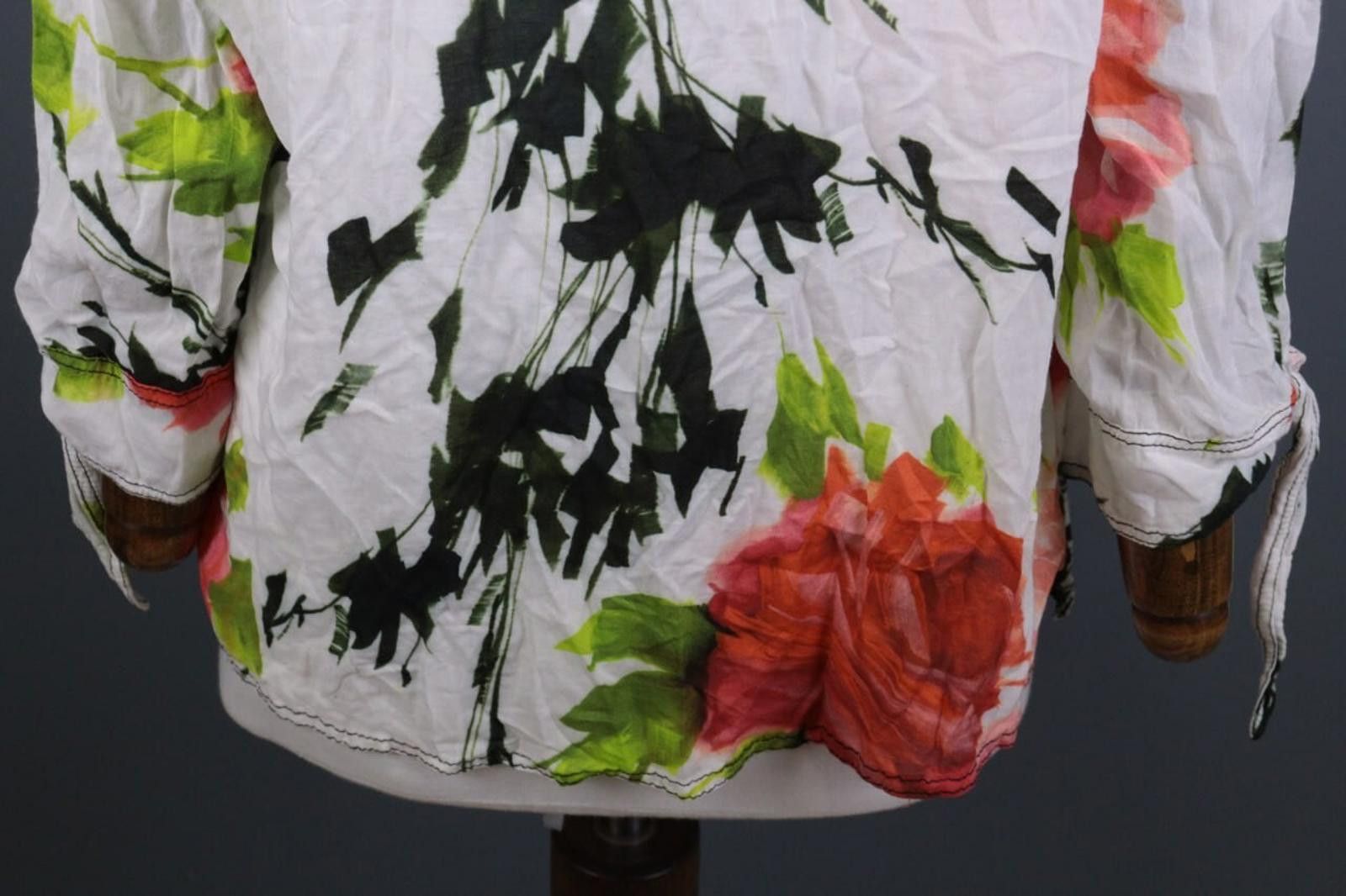 Designer Elisa Cavaletti Multicolor Floral Top Tunic Shirt Sz XXL Size XXL / US 16-18 / IT 52-54 - 12 Thumbnail