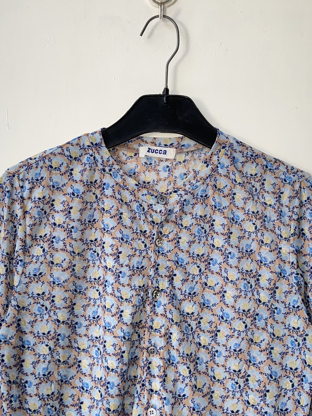 Issey Miyake × Japanese Brand × Zucca ZUCCA Flower Patterned Shirt Size US XS / EU 42 / 0 - 11 Thumbnail