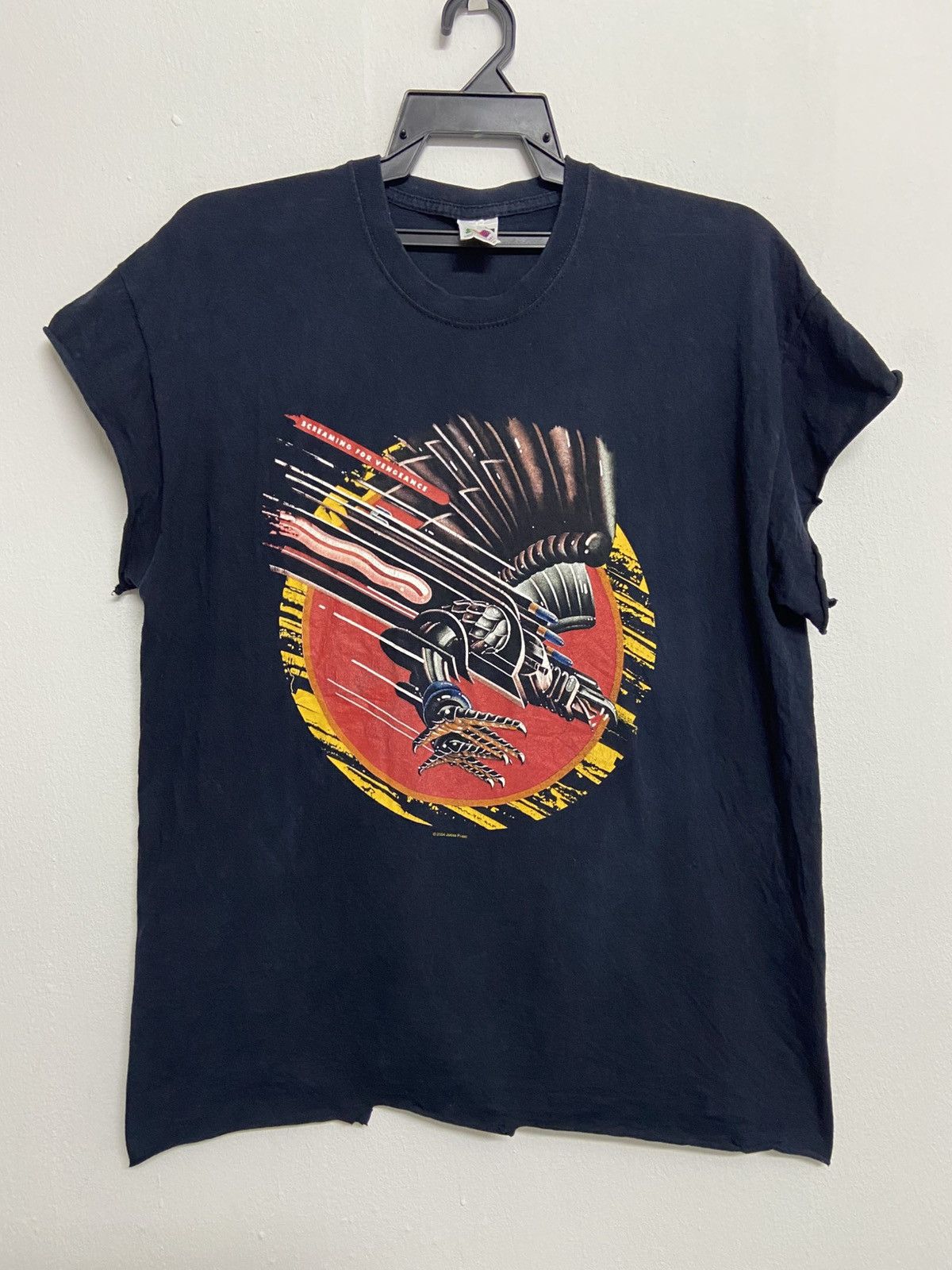 Band Tees Vintage Distressed Judas Priest Screaming for Vengeance Tee Size US M / EU 48-50 / 2 - 4 Thumbnail