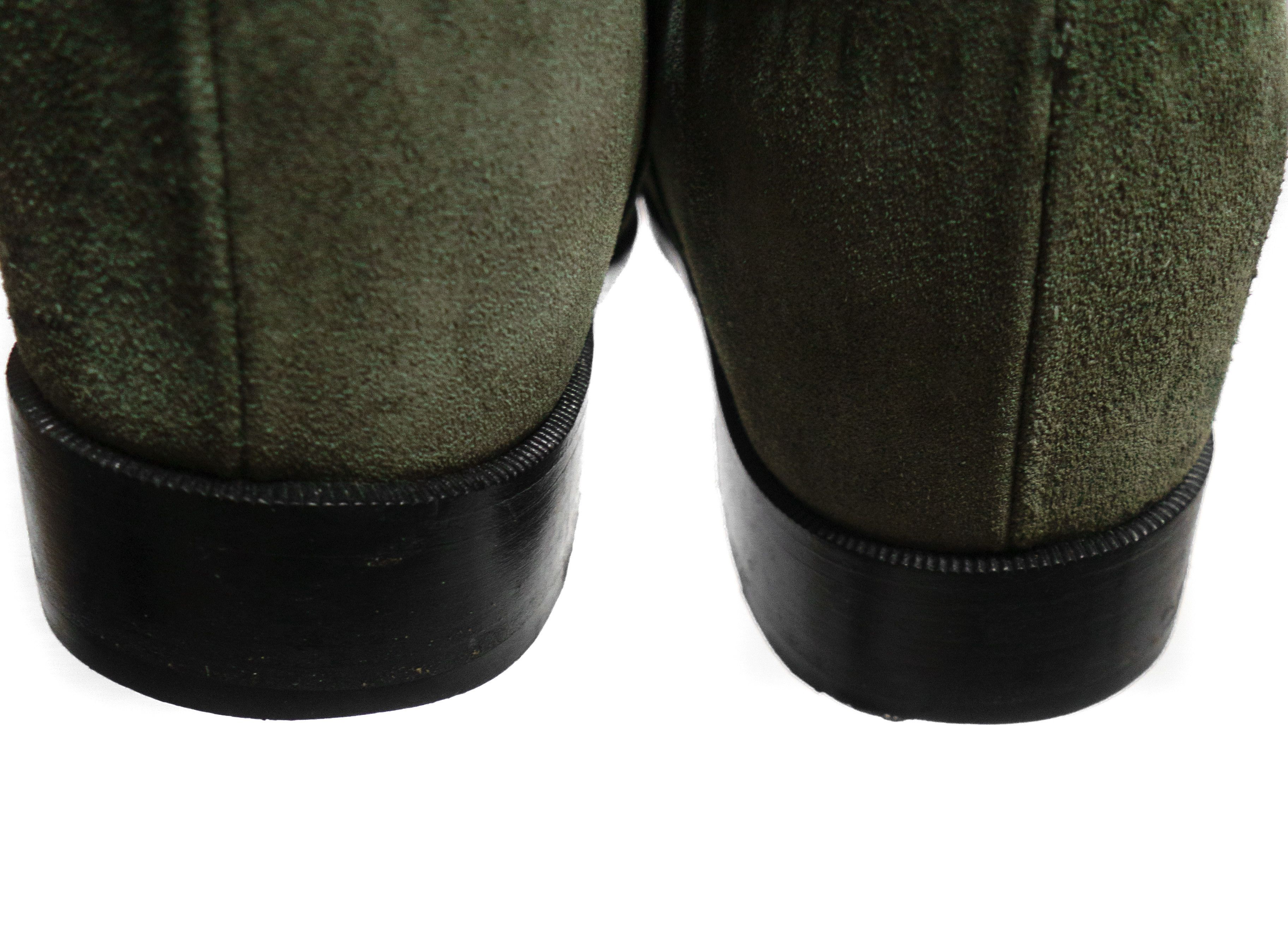 Christian Louboutin Suede High Boots Size US 11.5 / IT 41.5 - 3 Thumbnail