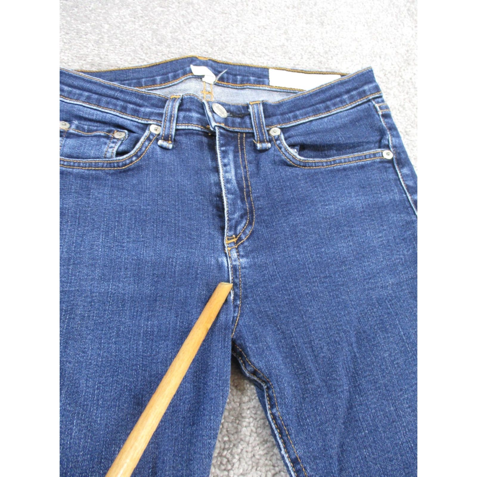 Rag & Bone rag & bone Jeans Womens 27 Dark Wash Denim Skinny Size 27" / US 4 / IT 40 - 2 Thumbnail
