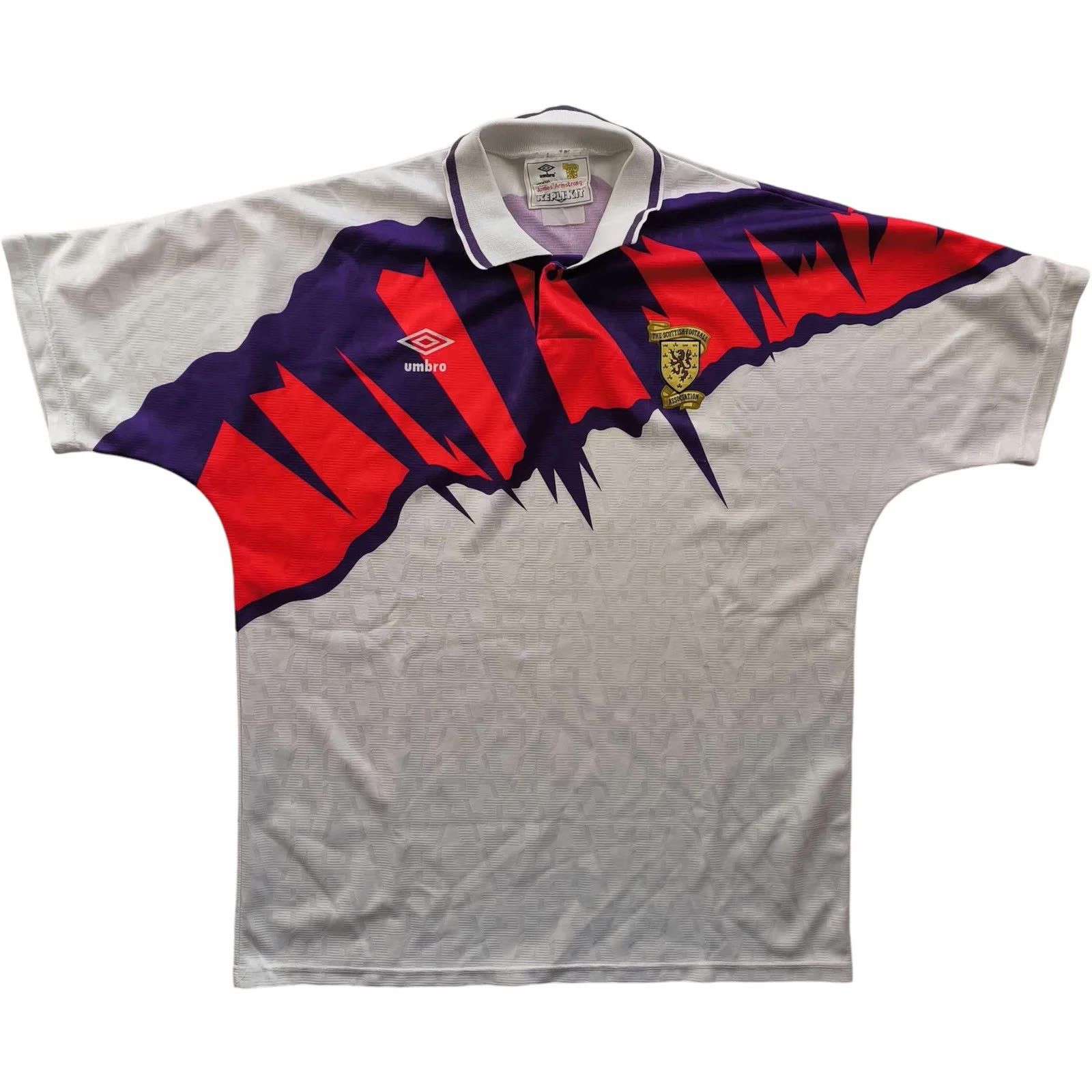 Umbro Scotland 1992-94 Umbro away football jersey size L Size US L / EU 52-54 / 3 - 1 Thumbnail