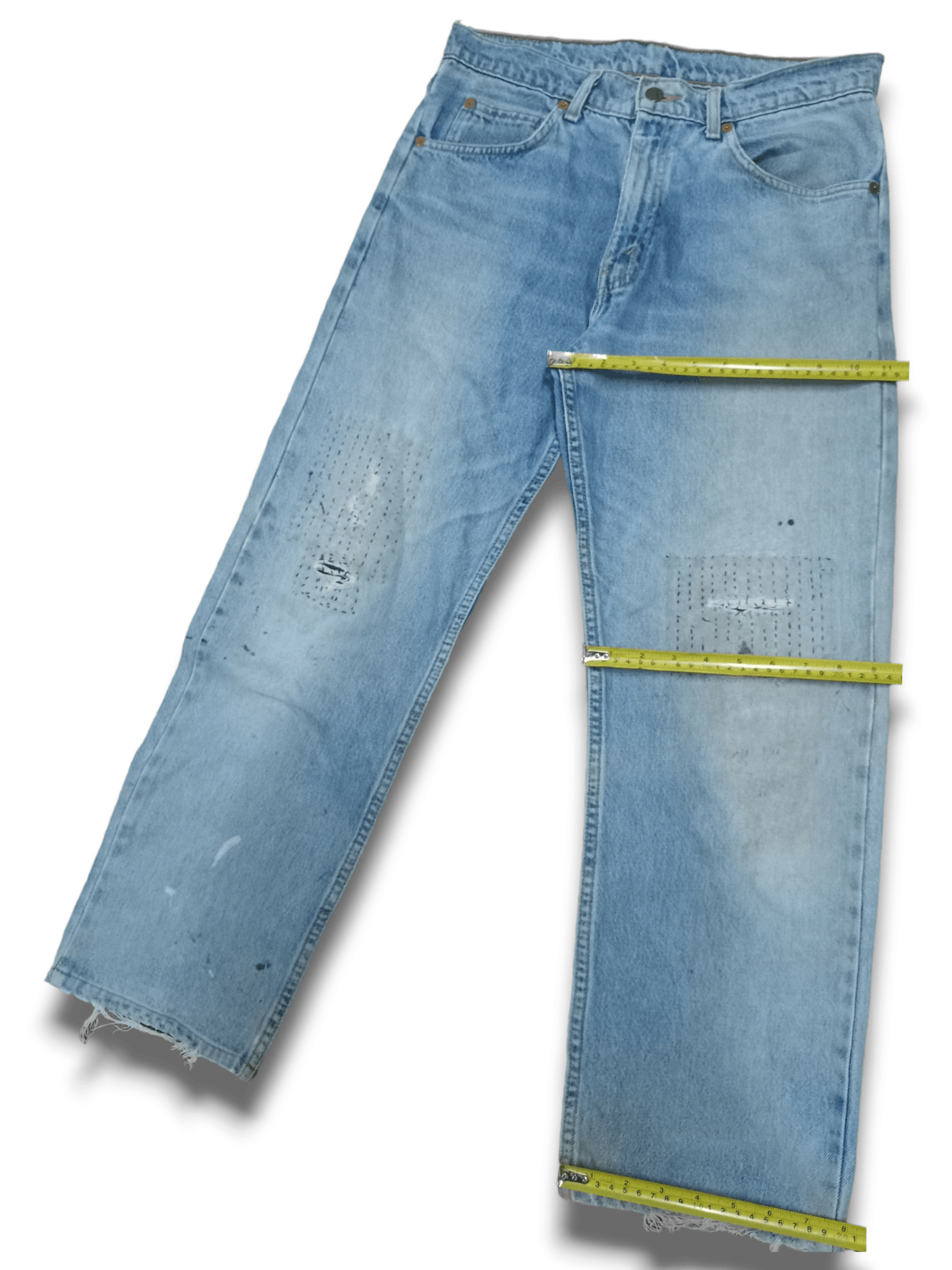 Levi's Vintage 80s Levis 607 Orange Tab Rework Loose Jeans Size US 32 / EU 48 - 11 Thumbnail