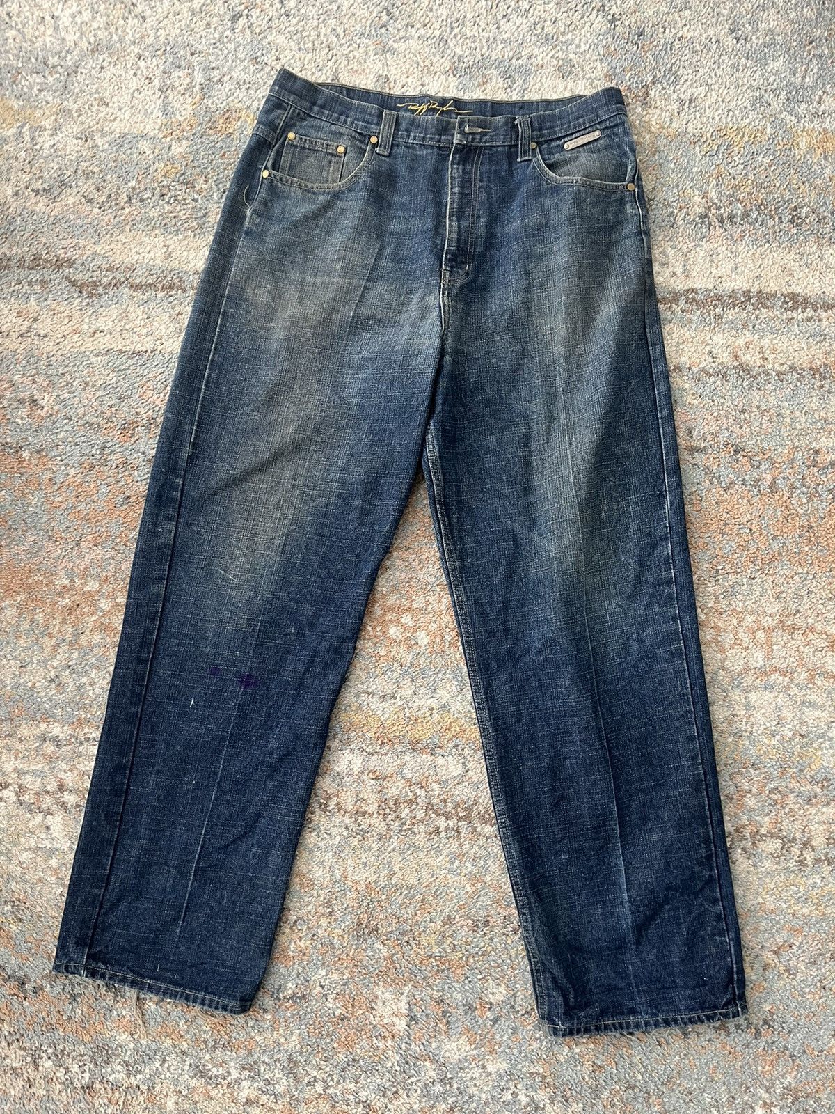Vintage VTG Ruff Rydas Jeans Y2K 38x30 Size US 38 / EU 54 - 3 Thumbnail