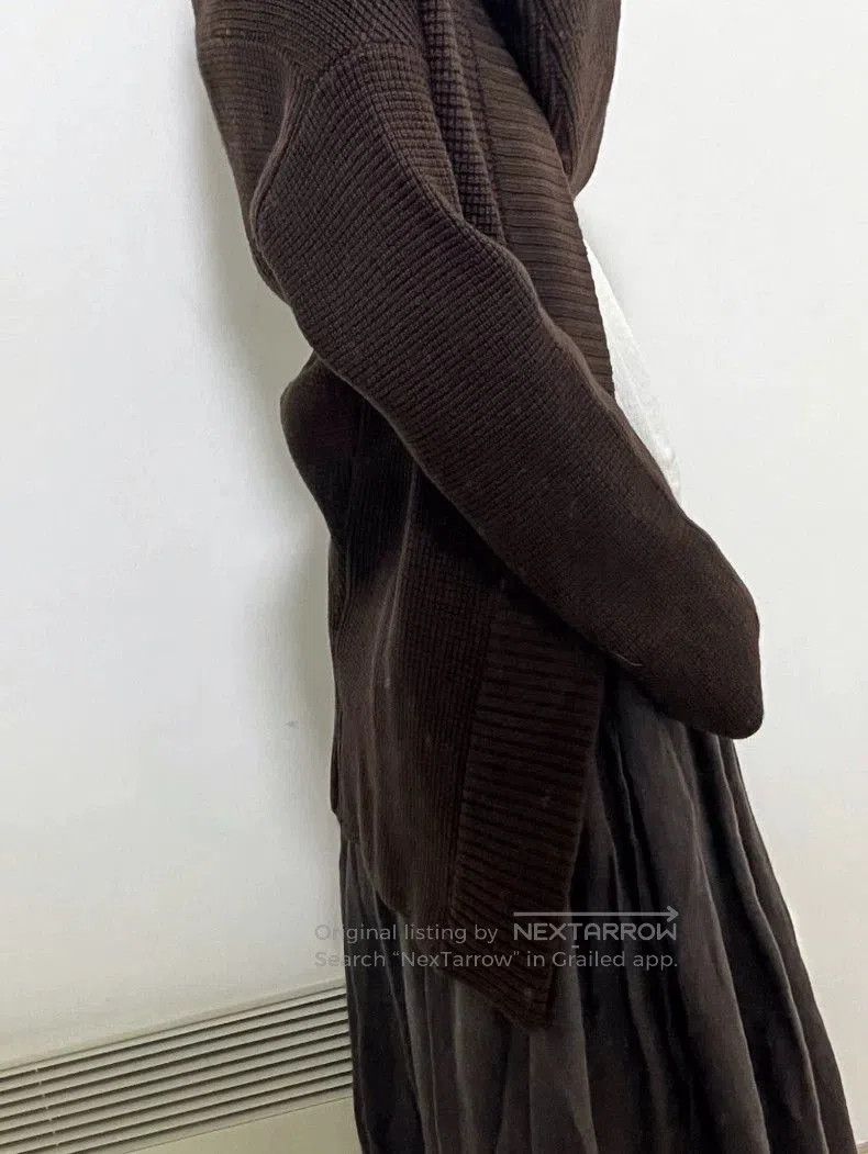 Yohji Yamamoto Yohji Yamamoto Chocolate Brown Sweater Size US M / EU 48-50 / 2 - 5 Thumbnail