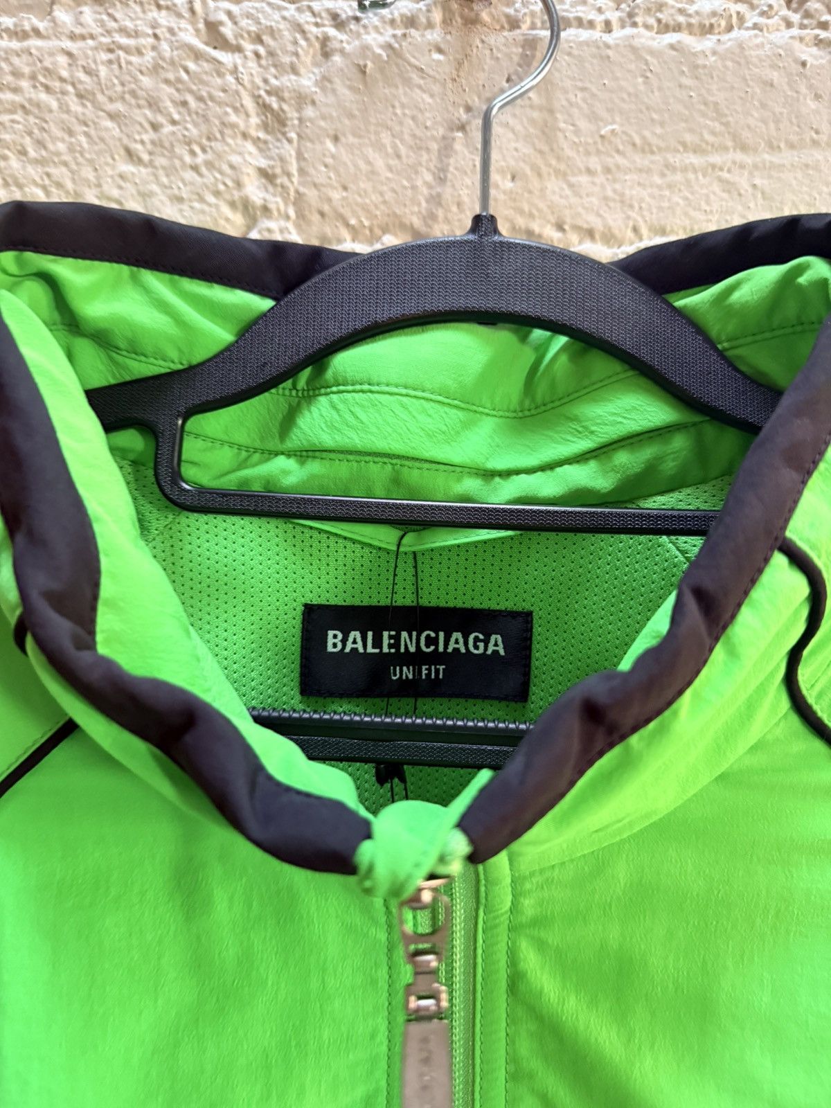 Balenciaga FW20 Green Track Jacket Size US L / EU 52-54 / 3 - 3 Thumbnail