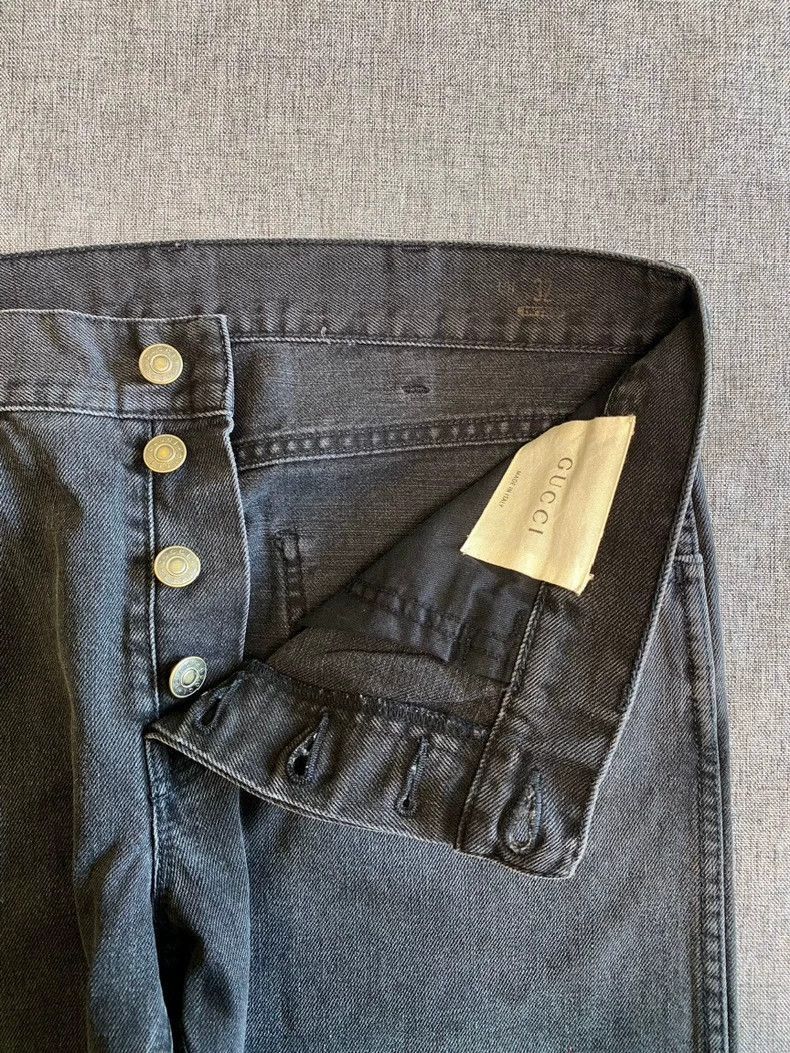 Gucci Gucci Men's Dark Gray Denim Pants-2506 Size US 32 / EU 48 - 3 Thumbnail