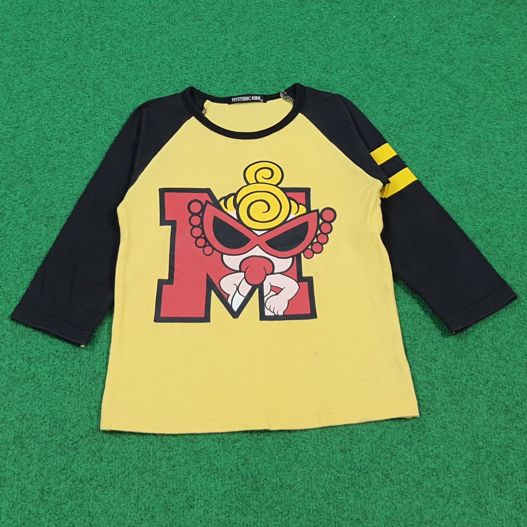 Hysteric Glamour Vintage Hysteric Mini Japan Raglan Kids 4-5 y/o C301N25 Size US XXS / EU 40 - 1 Thumbnail