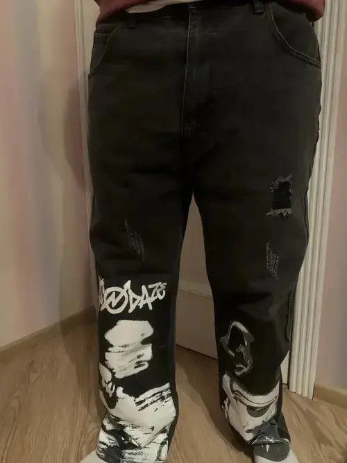 Japanese Brand × Jean Gothic Baggy Jeans Size US 32 / EU 48 - 2 Thumbnail
