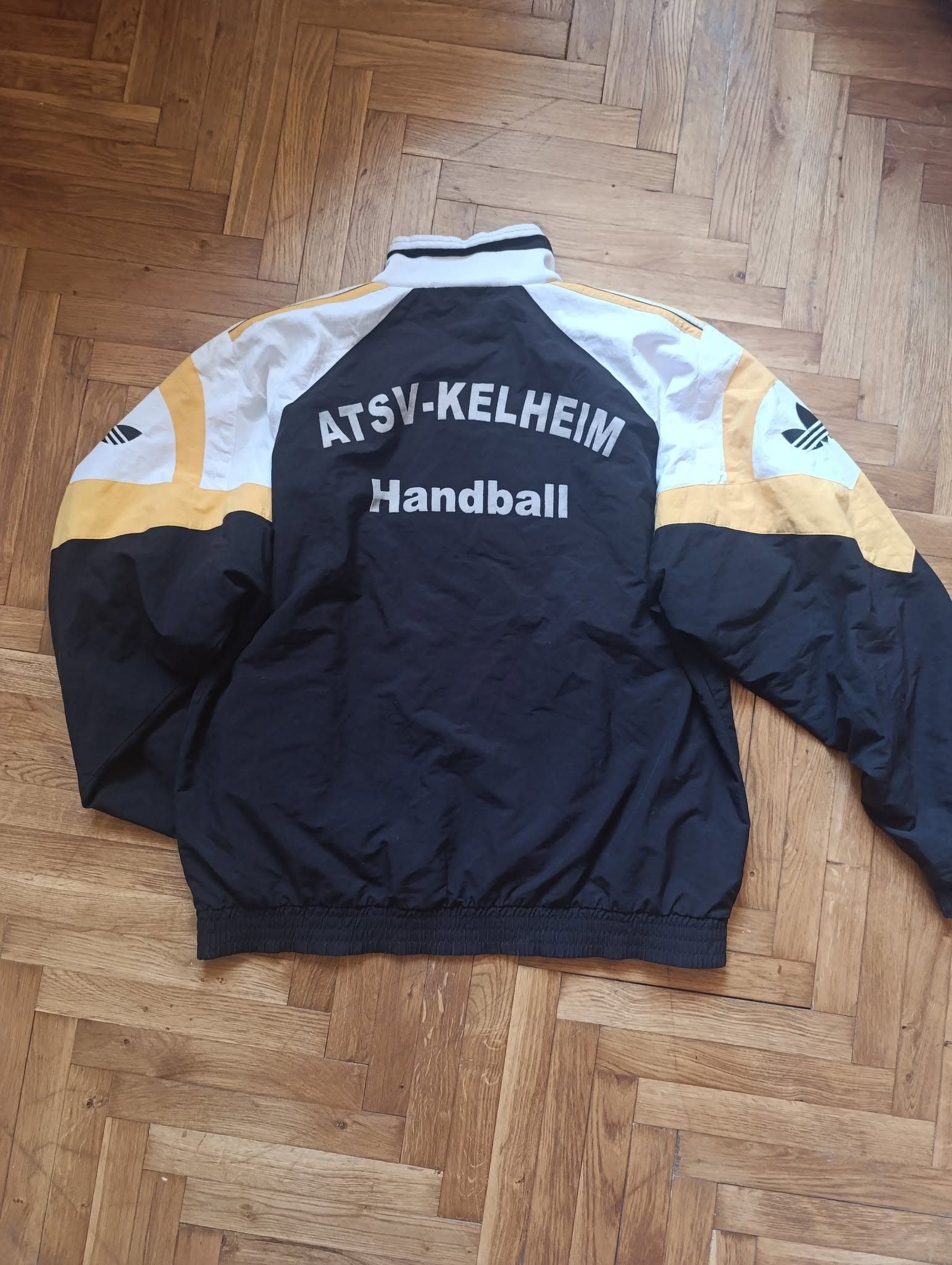 Adidas Adidas Vintage Y2K Windbreaker 3-Stripes Trefoil Logo Black Size US L / EU 52-54 / 3 - 2 Thumbnail