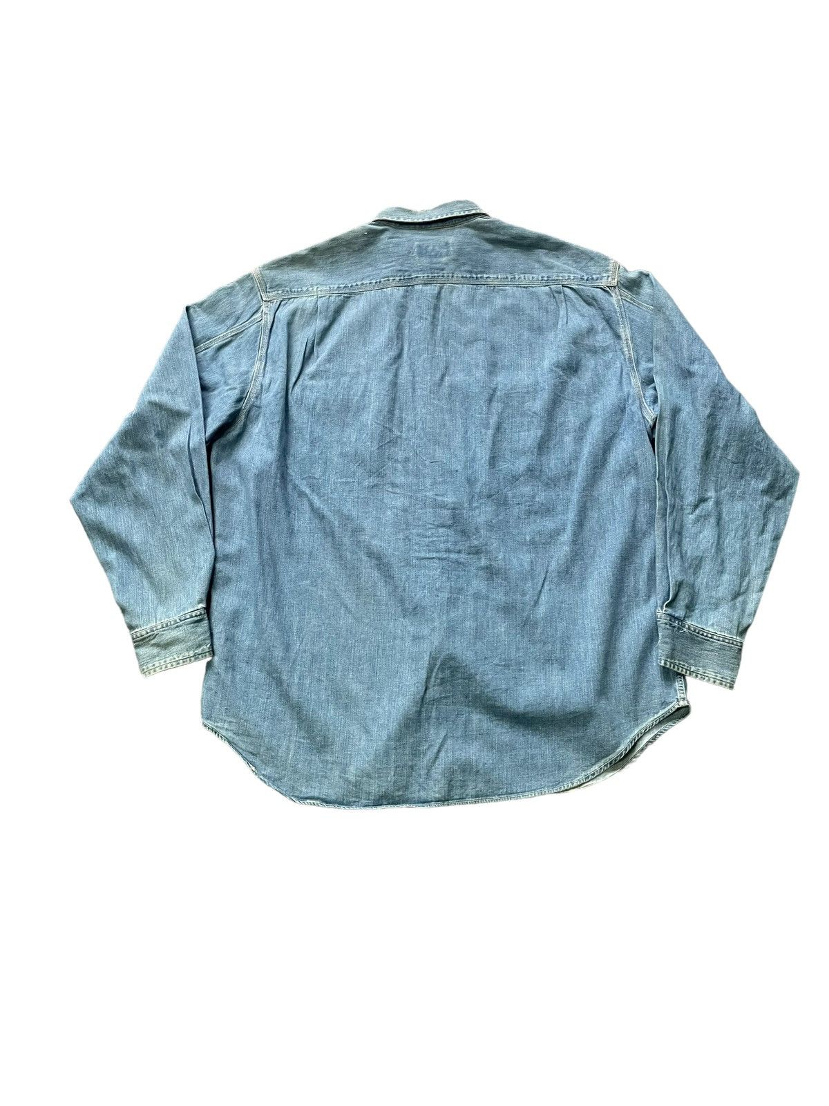 Designer Vintage DKNY Denim Shirt Size US XL / EU 56 / 4 - 6 Thumbnail