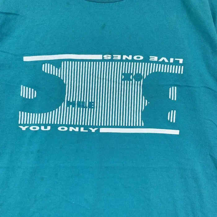 Vintage YOU ONLY LIVE ONCES Japan Proverb Art Tee Shirt Size US L / EU 52-54 / 3 - 3 Thumbnail