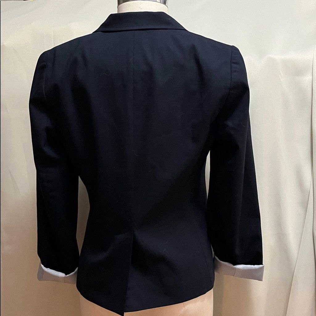 Gap GAP Dark Blue Tailored Blazer Size M / US 6-8 / IT 42-44 - 3 Thumbnail