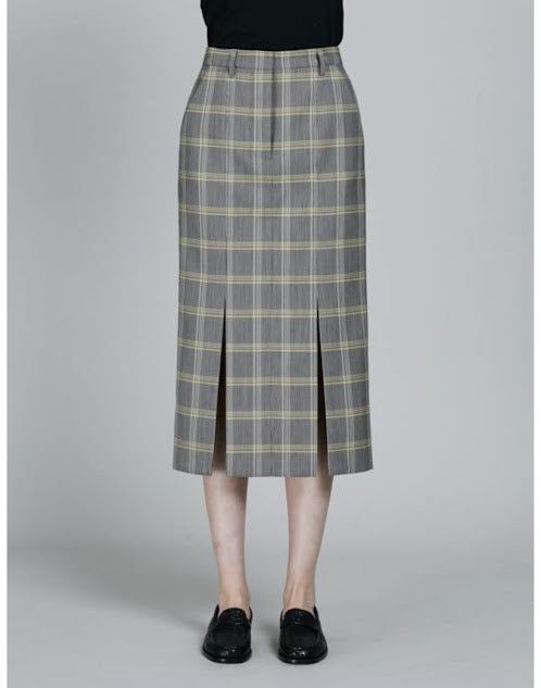 Marni oc11z0525 Checked Tech Wool Skirt in Multicolor Size 26" / US 2 / IT 38 - 2 Thumbnail