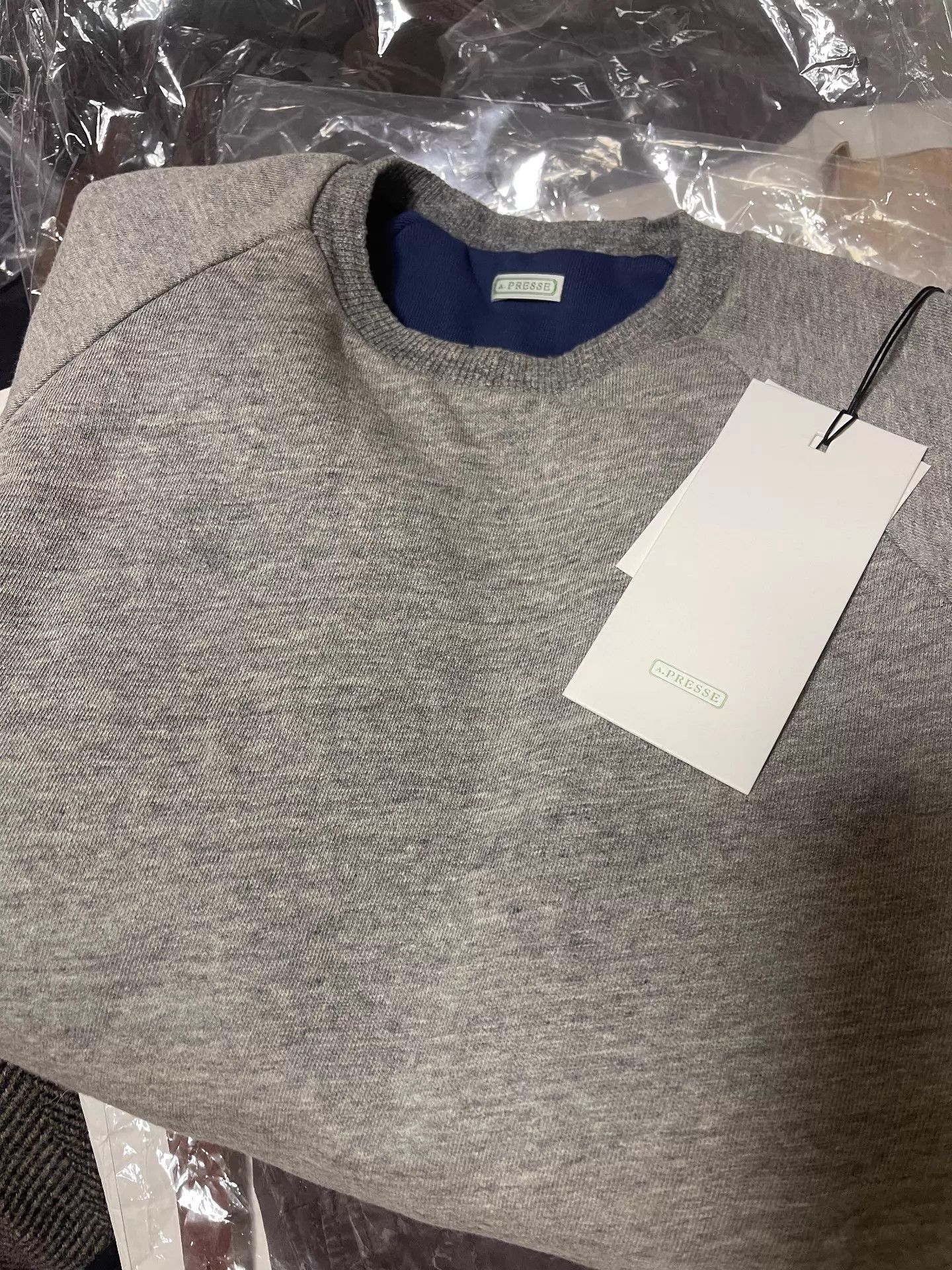 A.PRESSE A.PRESSE Vintage Washed Reversible Sweatshirt 26SS Size 2 Size US M / EU 48-50 / 2 - 1 Thumbnail
