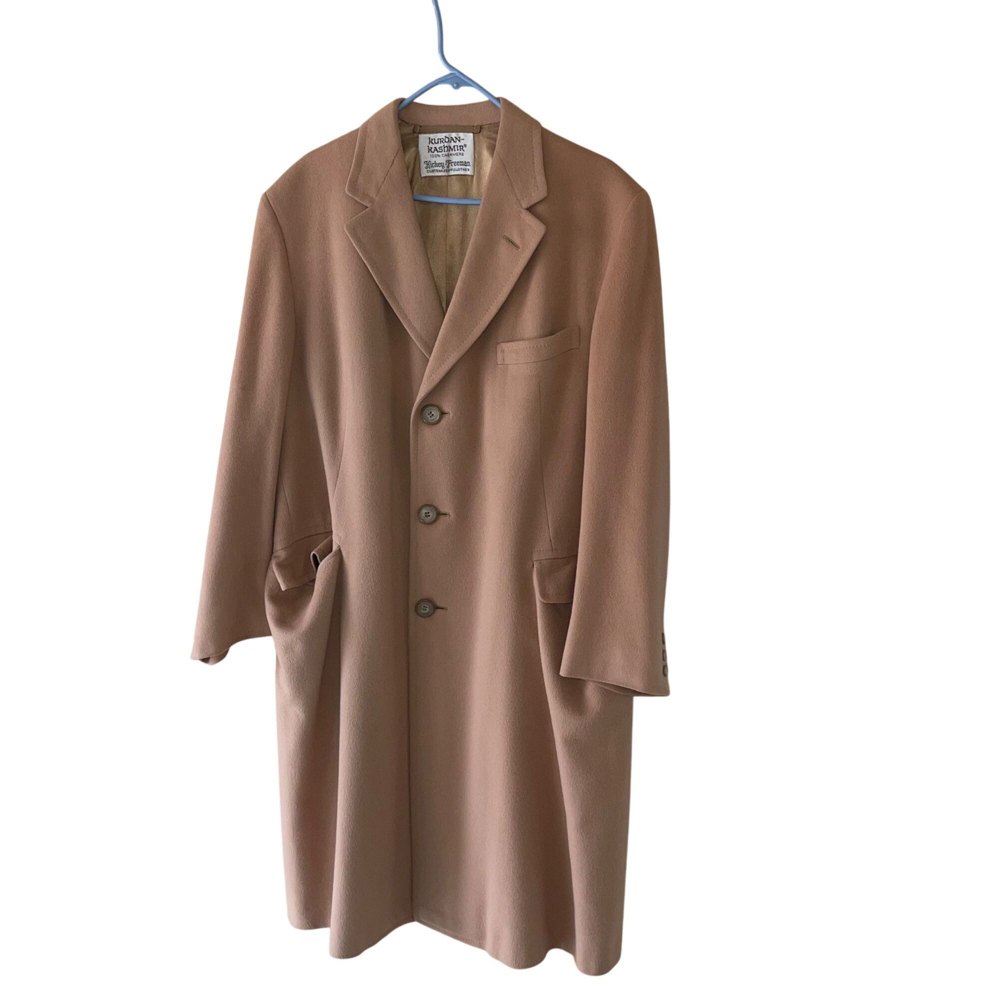 Hickey Freeman Kurdan Kashmir Vintage Mens Coat