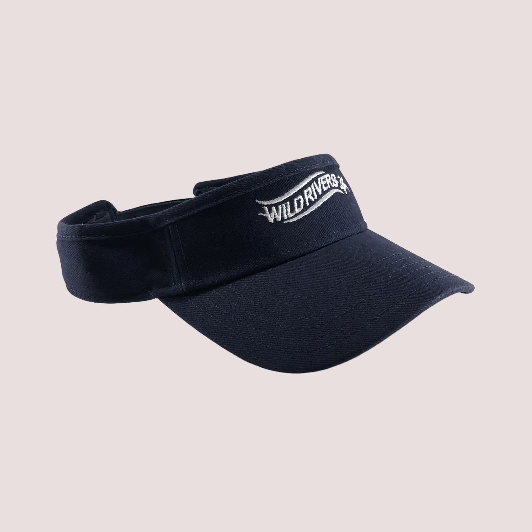 Vintage Wild Rivers Visor Hat Blue Water Park Merchandise Y2K Mens, Men's