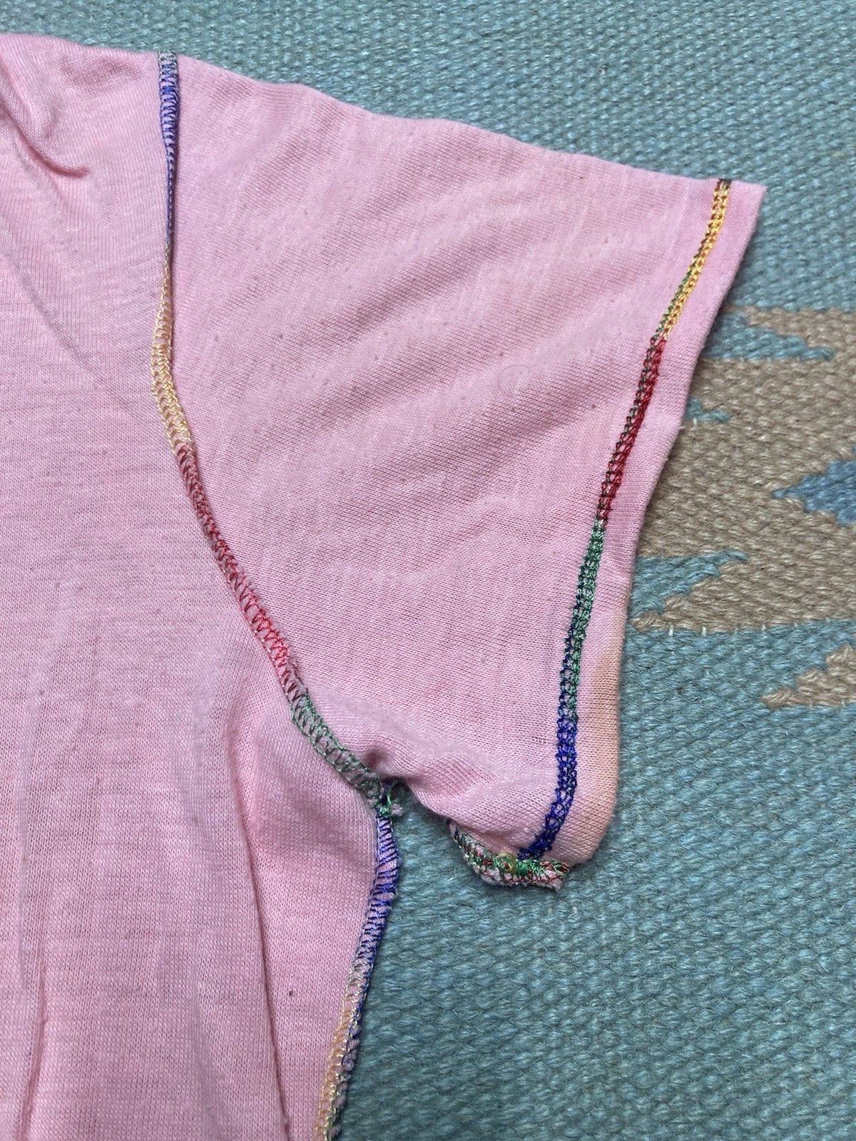 Vintage 70s t shirt underwear set wanted experience rainbow womens L Size L / US 10 / IT 46 - 7 Thumbnail