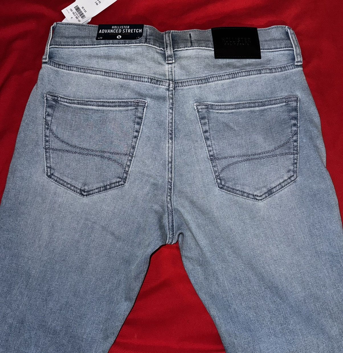 Hollister Hollister Light Blue Skinny Jeans 29x30 Size US 29 - 3 Thumbnail