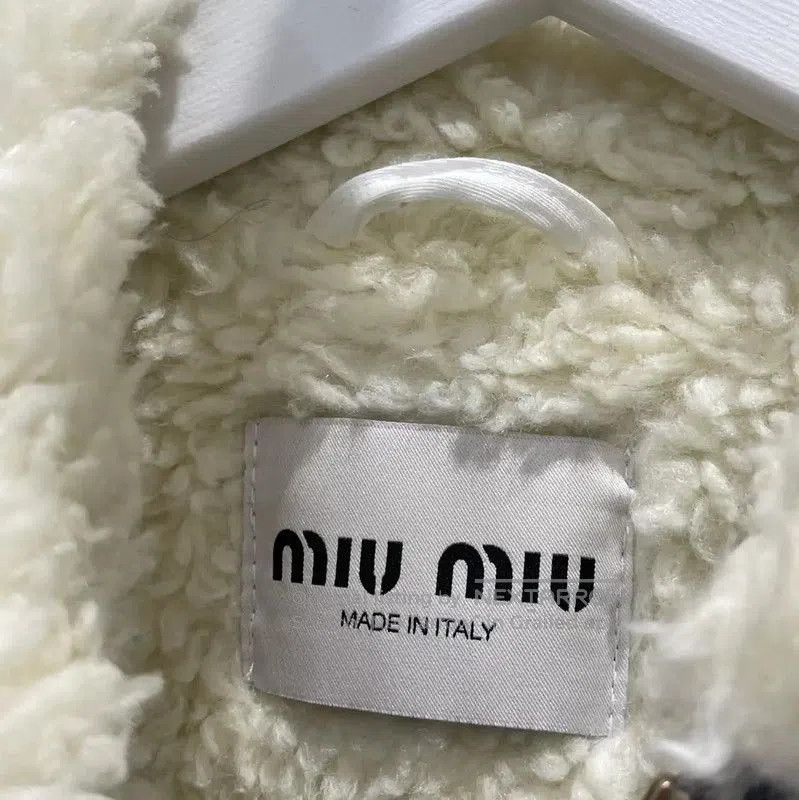 Miu Miu Miu Miu Winter Gray Nylon Jacket with Logo . Size XXS / US 00 / IT 34 - 6 Thumbnail