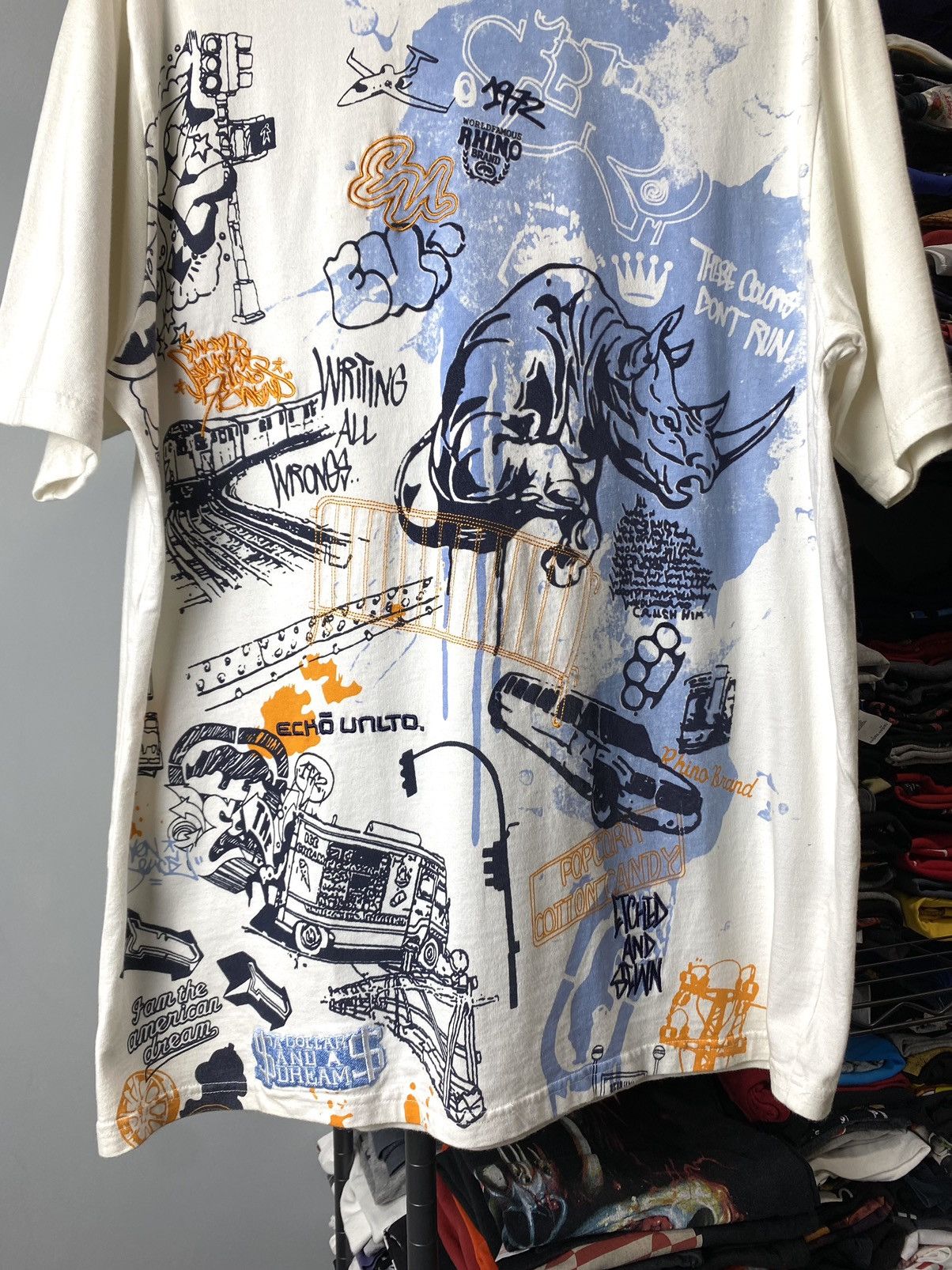 Ecko Unltd. Vintage Ecko Unltd Art T Shirt Rap Hip Hop Y2K Hype Size US XL / EU 56 / 4 - 3 Thumbnail