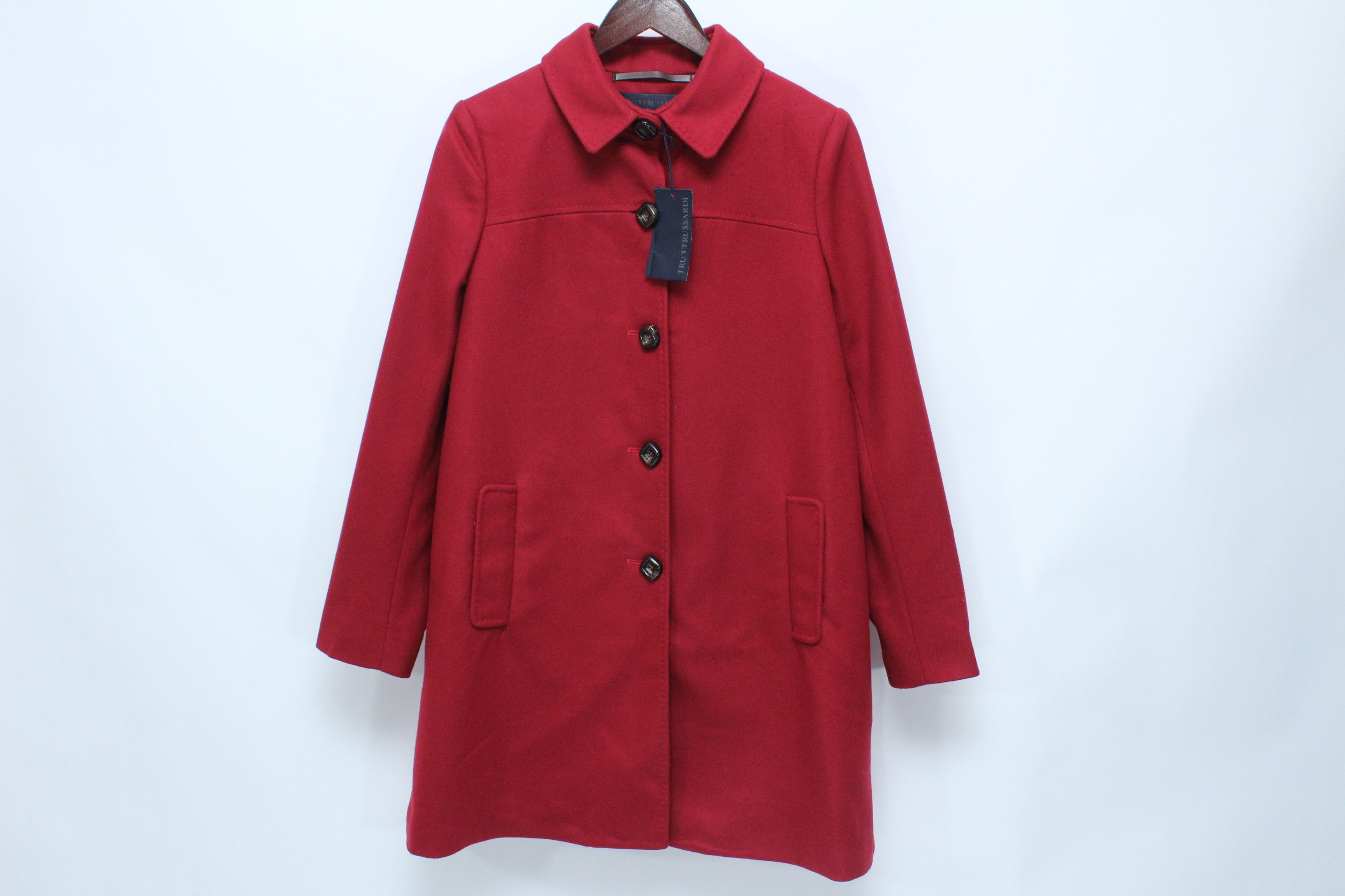 Trussardi Trussardi Coat Jacket Wool Womens Size 44 Authentic Hype Size M / US 6-8 / IT 42-44 - 1 Thumbnail