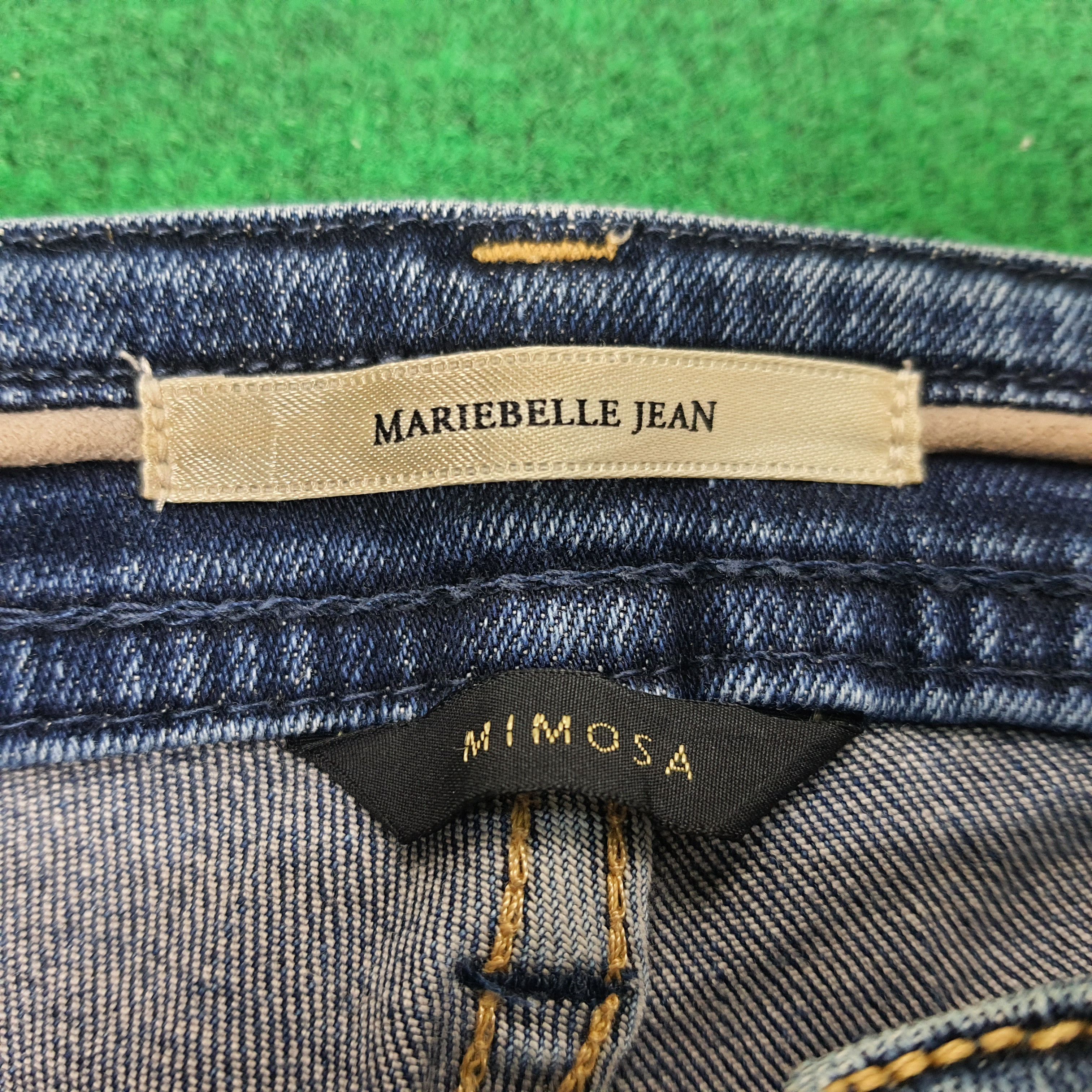 Japanese Brand Vintage Mariebelle Jeans Mimosa Streetwear Denim Size 30" / US 8 / IT 44 - 8 Thumbnail