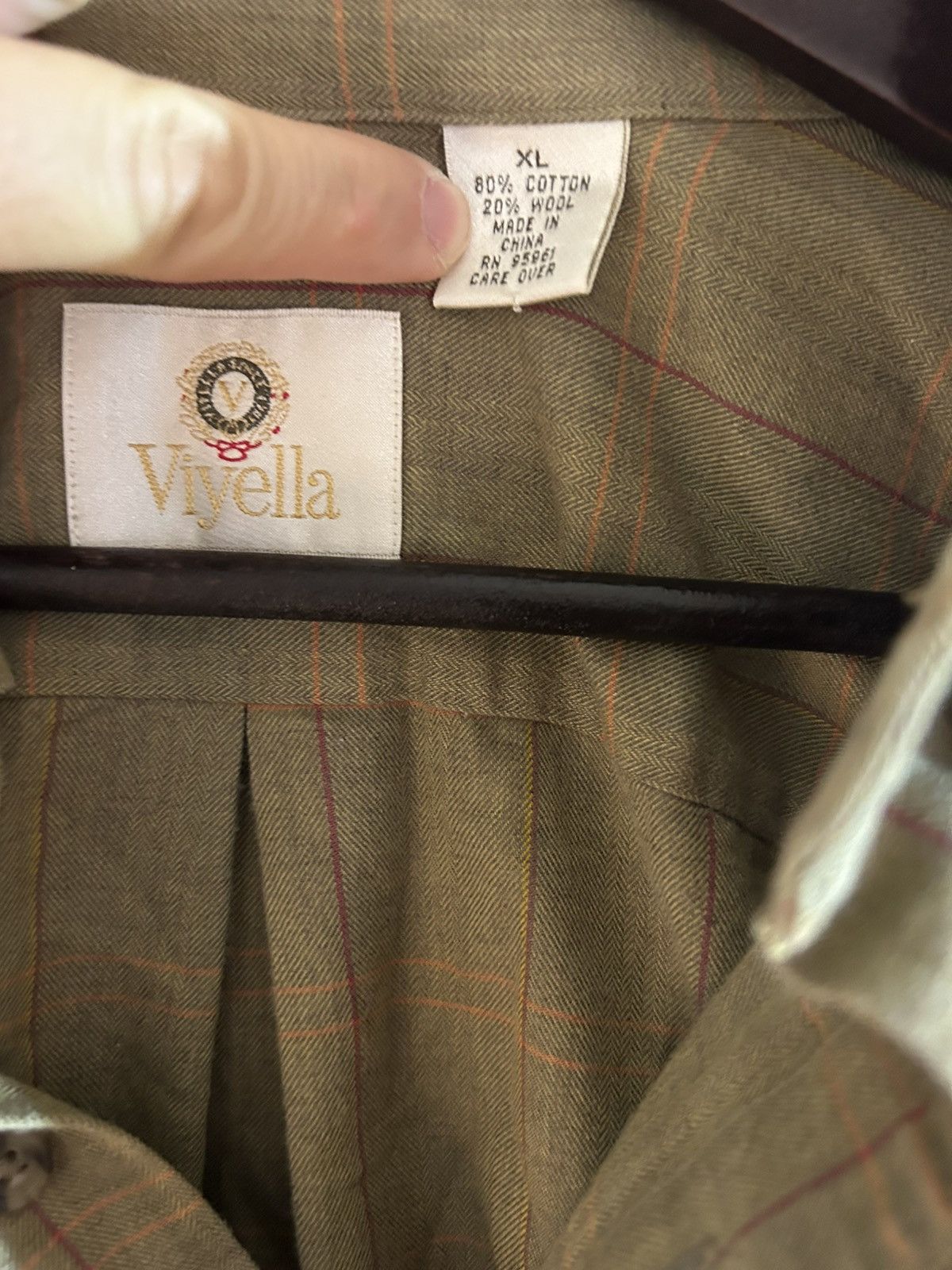 Vintage × Viyella Viyella blend luxury shirt Size US XL / EU 56 / 4 - 4 Thumbnail