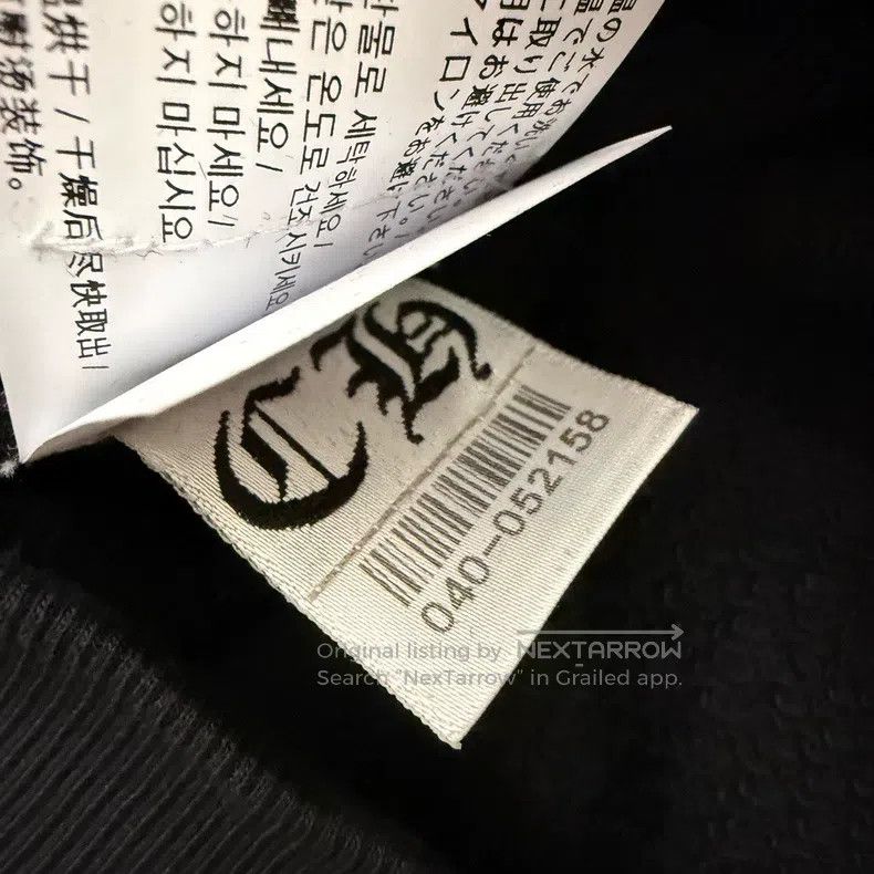 Chrome Hearts CHROME HEARTS Size S Black three-cross flocking sweater Size US S / EU 44-46 / 1 - 4 Thumbnail