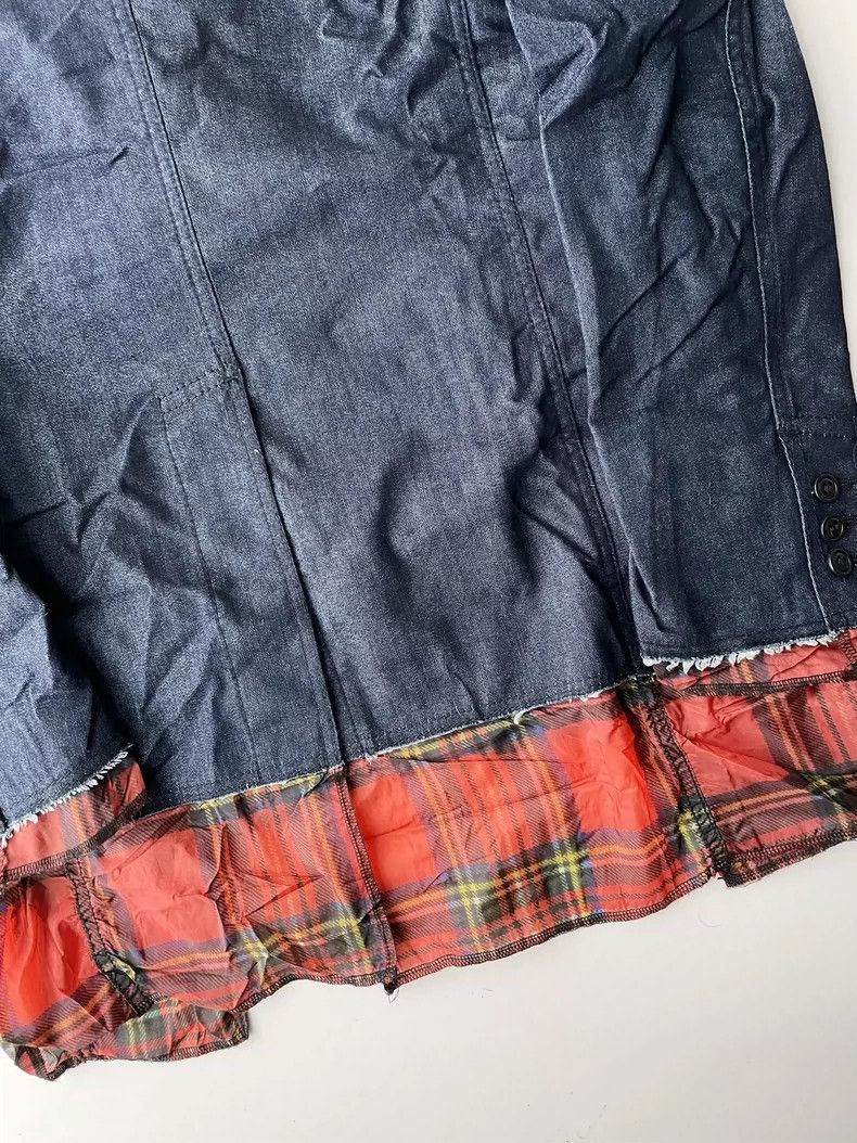 Comme des Garcons Comme Des Garcons 14SS Double Denim Check Jacket 2504-Nexta Size US S / EU 44-46 / 1 - 7 Thumbnail