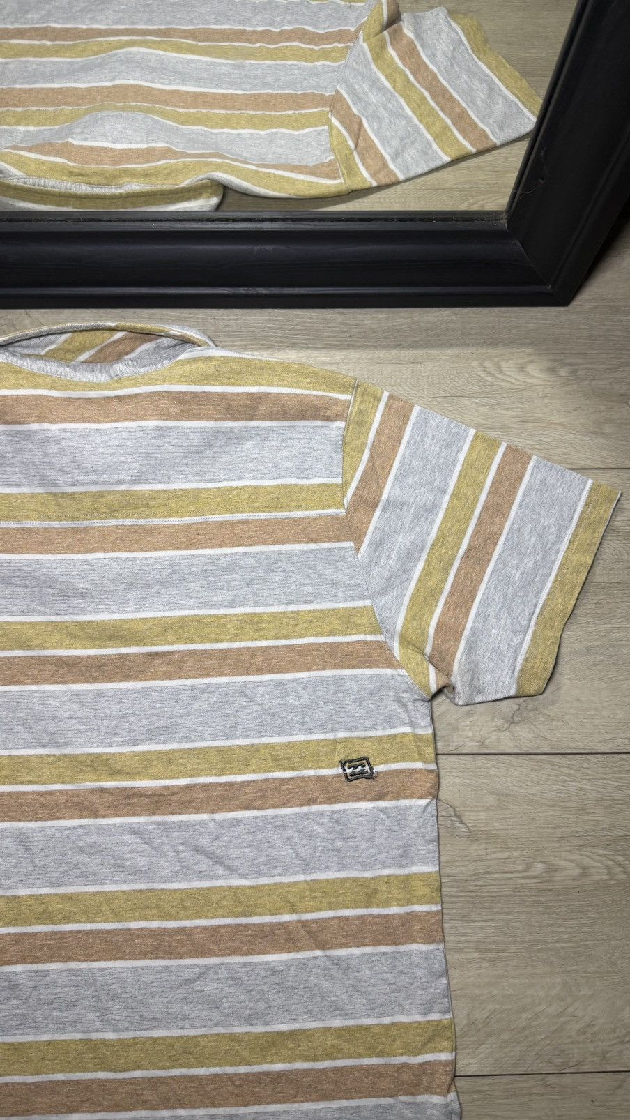 Billabong Y2K 2000s Billabong Striped Polo Embroidered Logo Size US L / EU 52-54 / 3 - 6 Thumbnail