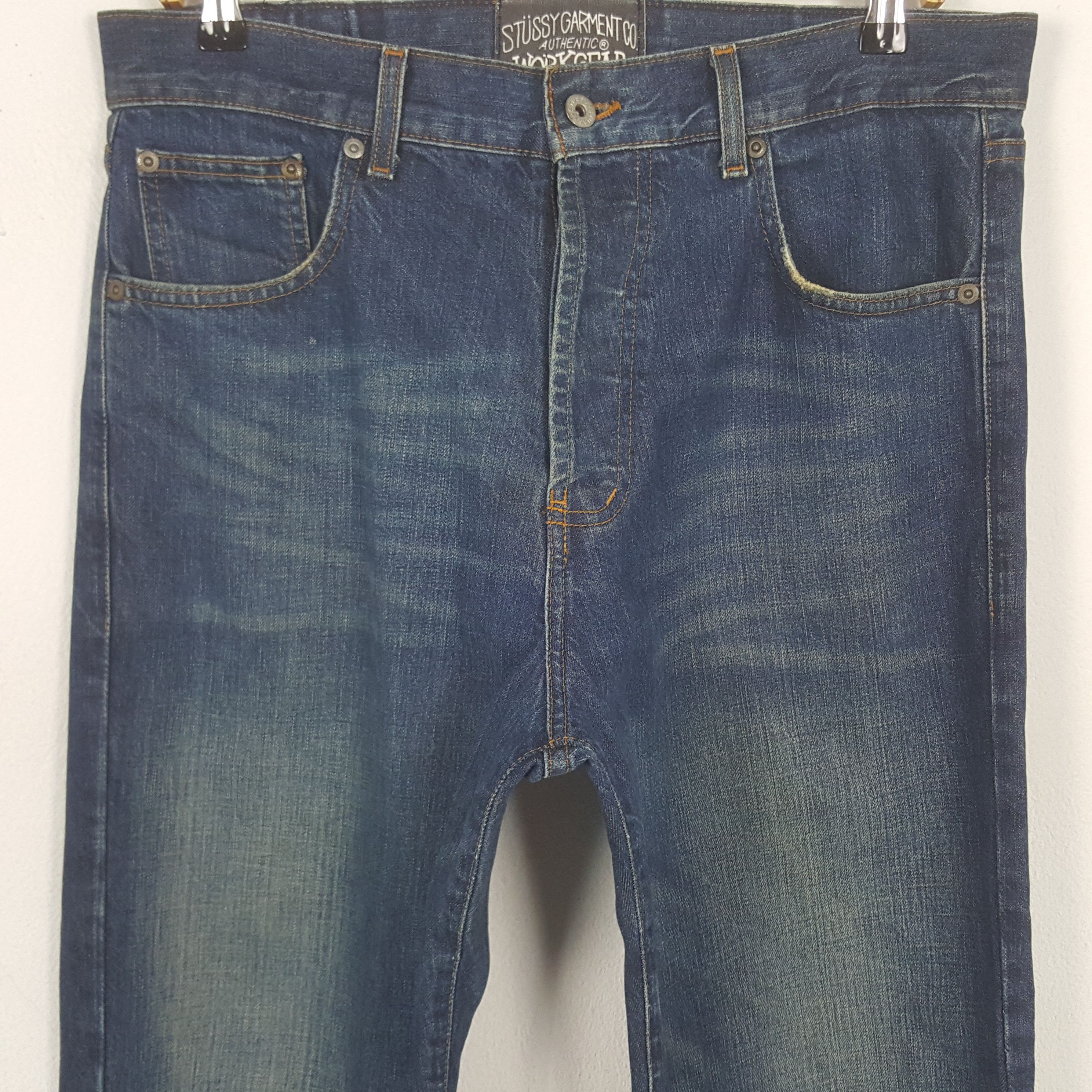 Stussy Vintage Stussy American Streetwear Denim Jeans C297N3 Size US 33 - 5 Thumbnail